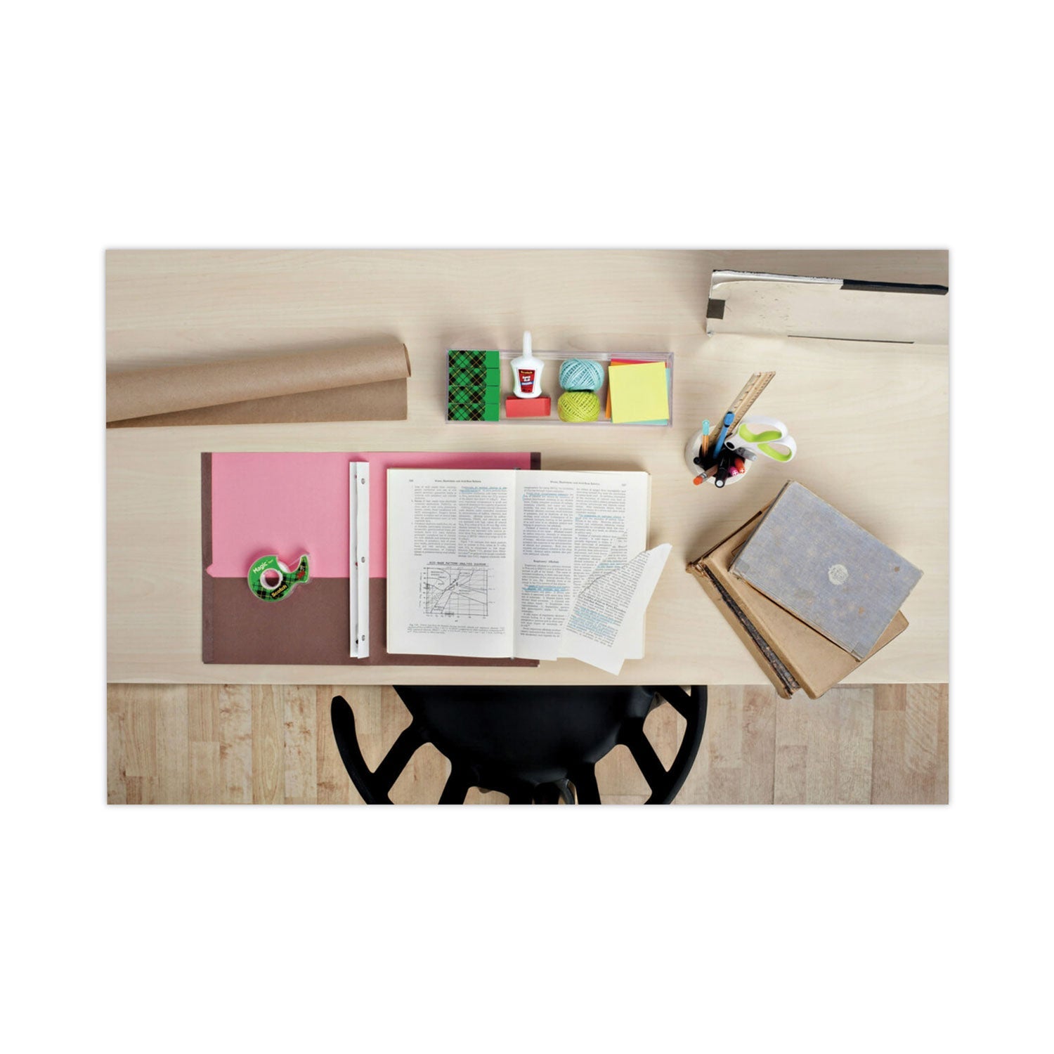 Scotch® Magic Tape In Handheld Dispenser, 1" Core, 0.75" X 25 Ft, Clear, 4/pack