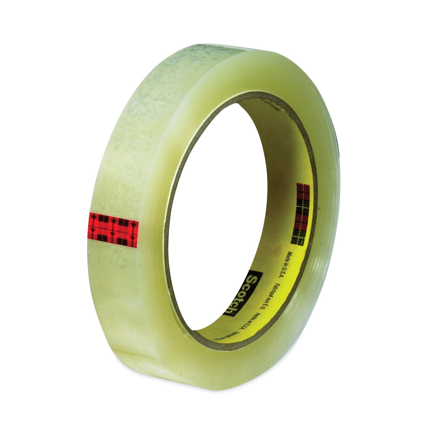 Scotch® Transparent Tape, 3" Core, 0.5" X 72 Yds, Transparent, 2/pack