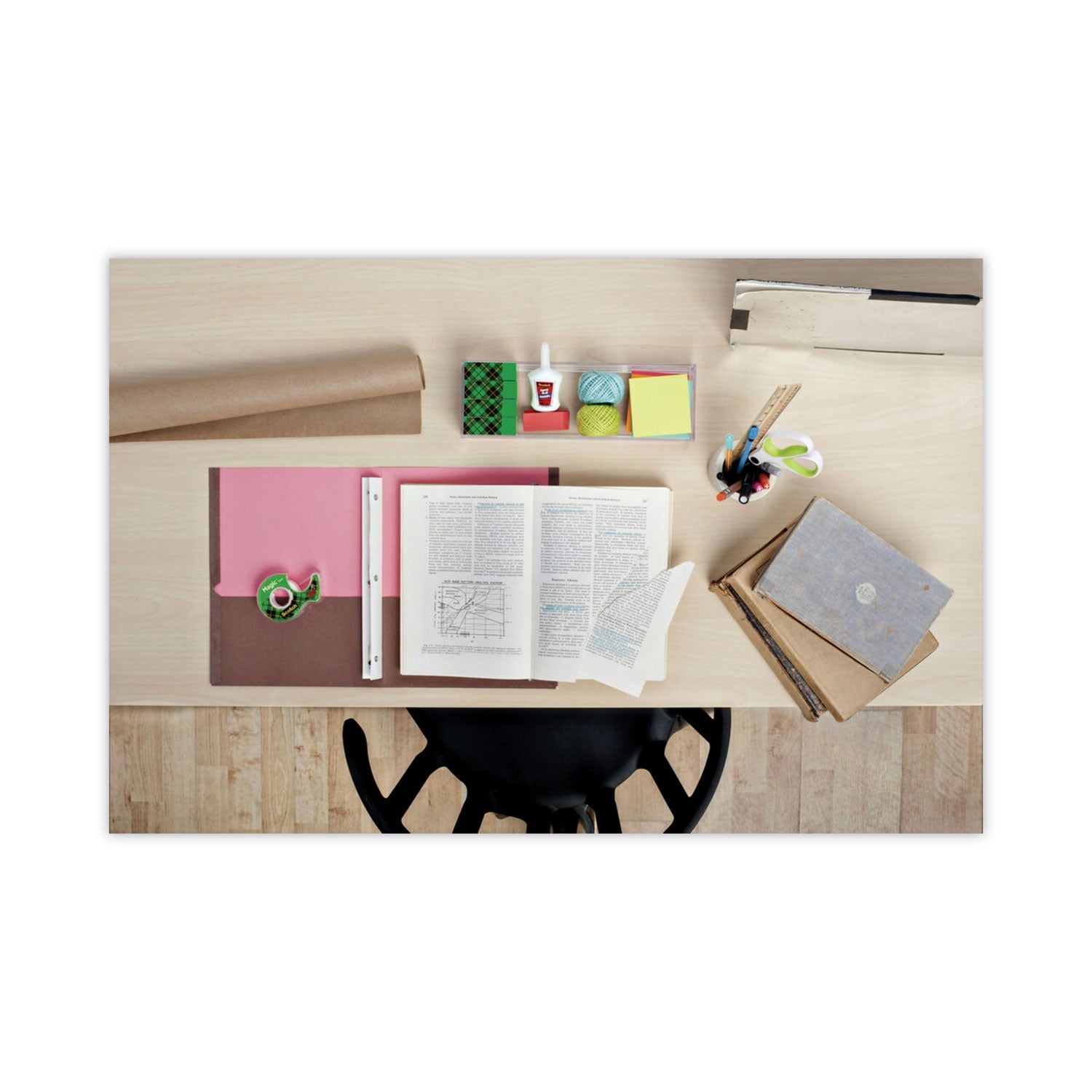 Scotch® Magic Tape In Handheld Dispenser, 1" Core, 0.75" X 54.17 Ft, Clear, 6/pack