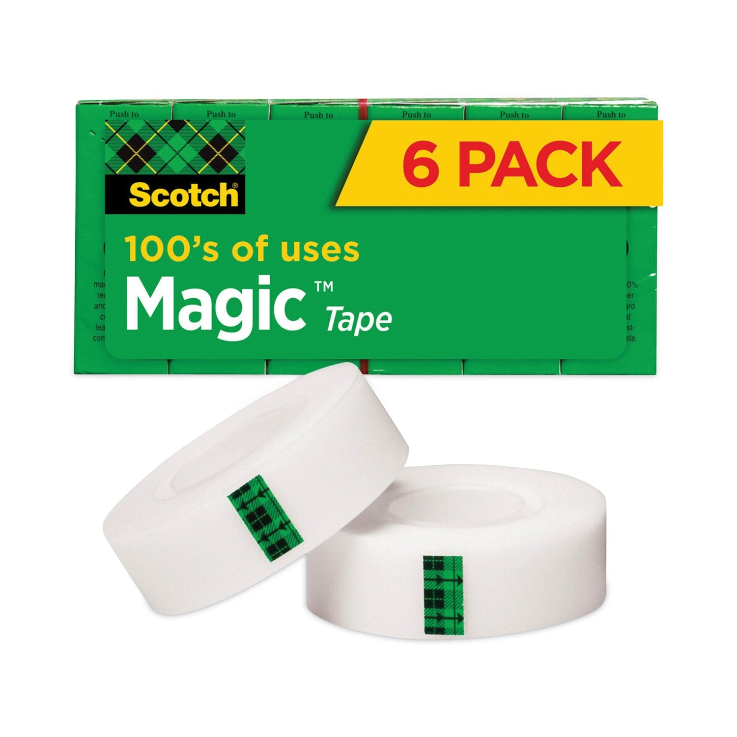 Scotch® Magic Tape Refill | 36 yd | 6-Pack