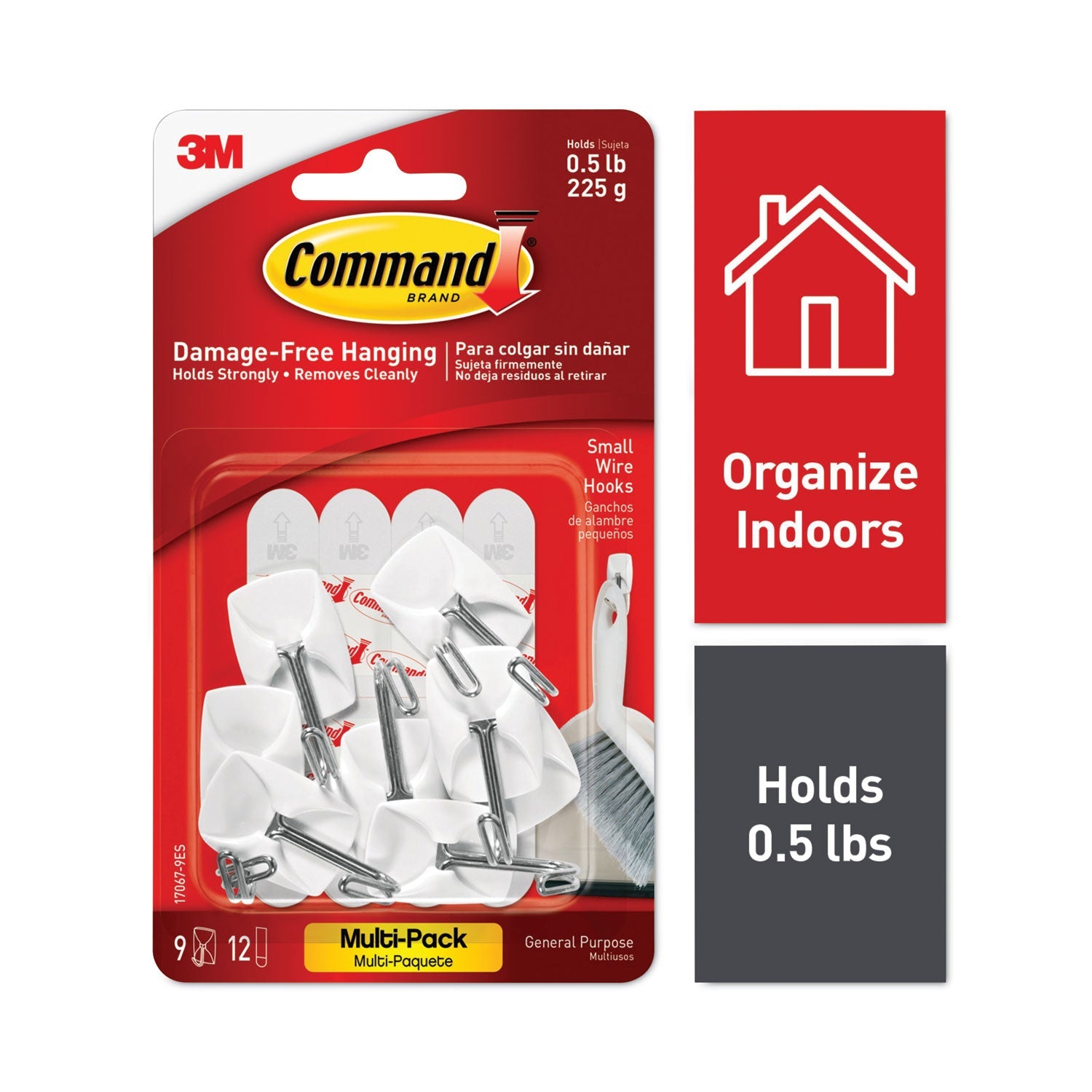 Command Small Wire Hooks Multi-Pack | 9-Pack
