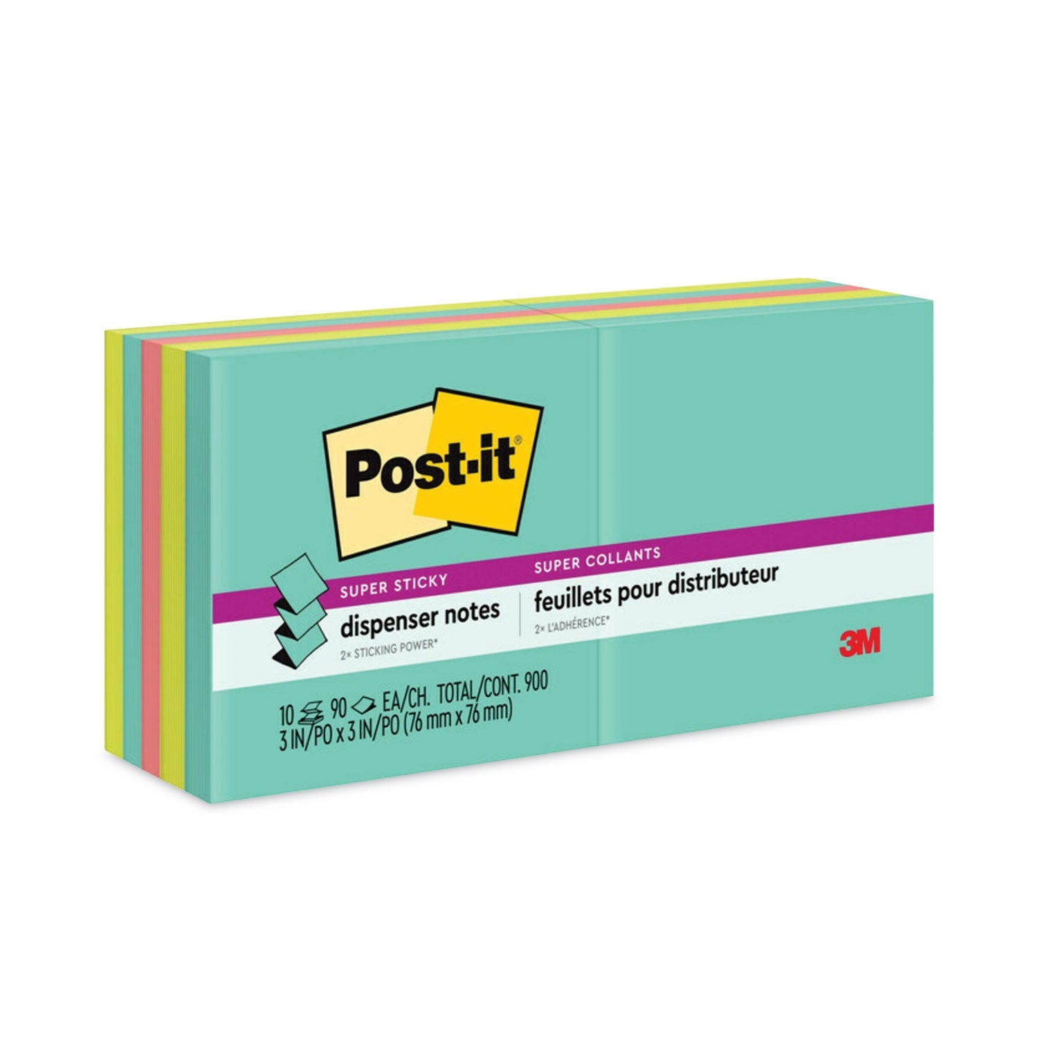 Post-it Dispenser Notes Super Sticky Refill