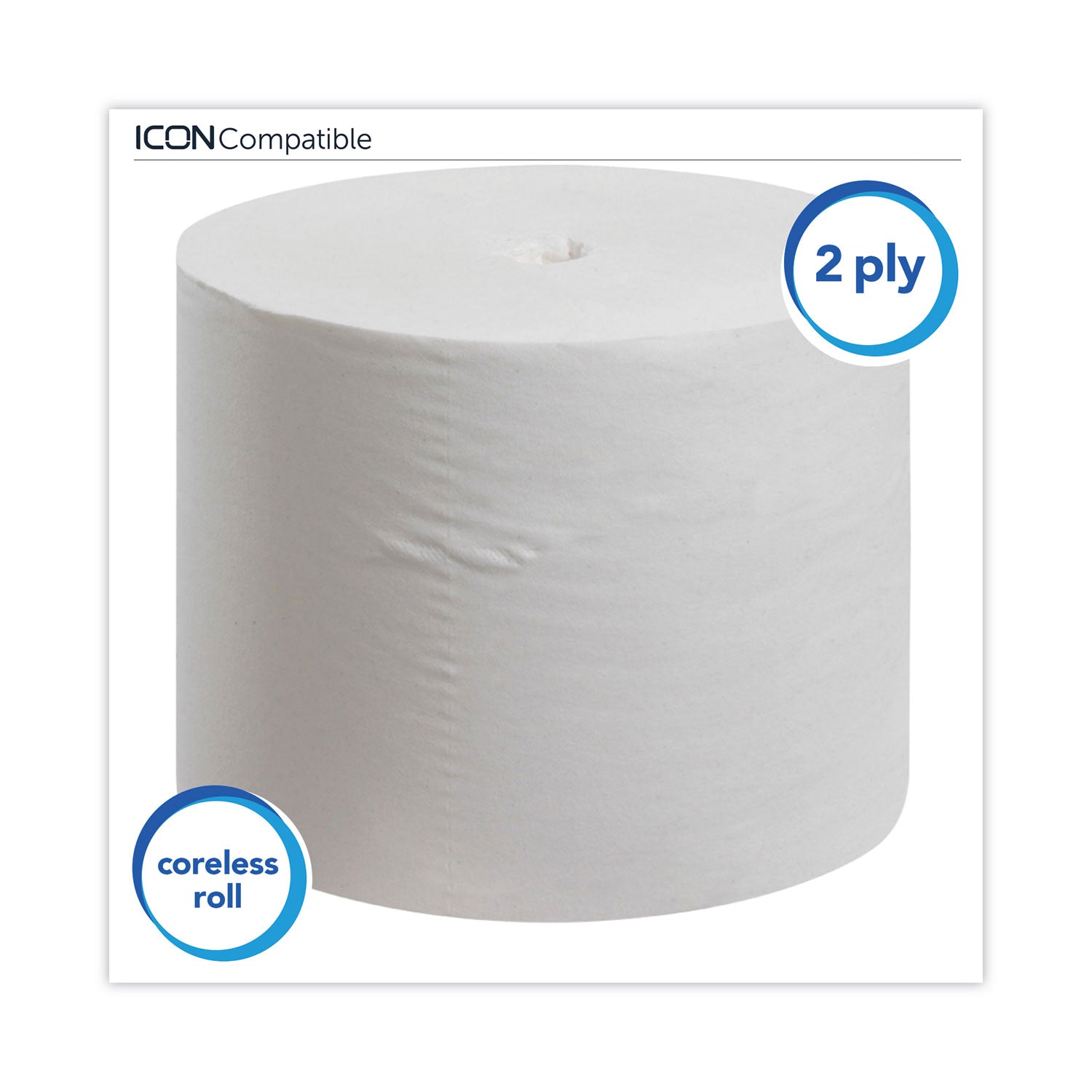 Scott® Essential Extra Soft Coreless Standard Roll Bath Tissue, Septic Safe, 2-Ply, White, 800 Sheets/roll, 36 Rolls/carton