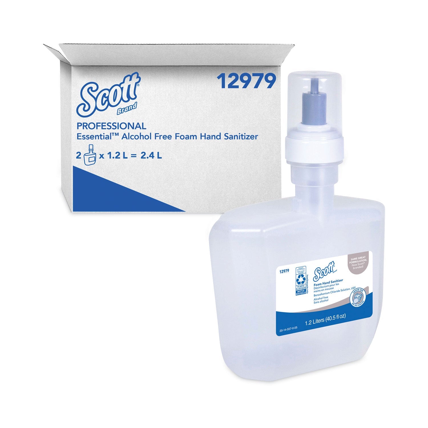 Alcohol-Free Foam Hand Sanitizer | 1,200 mL