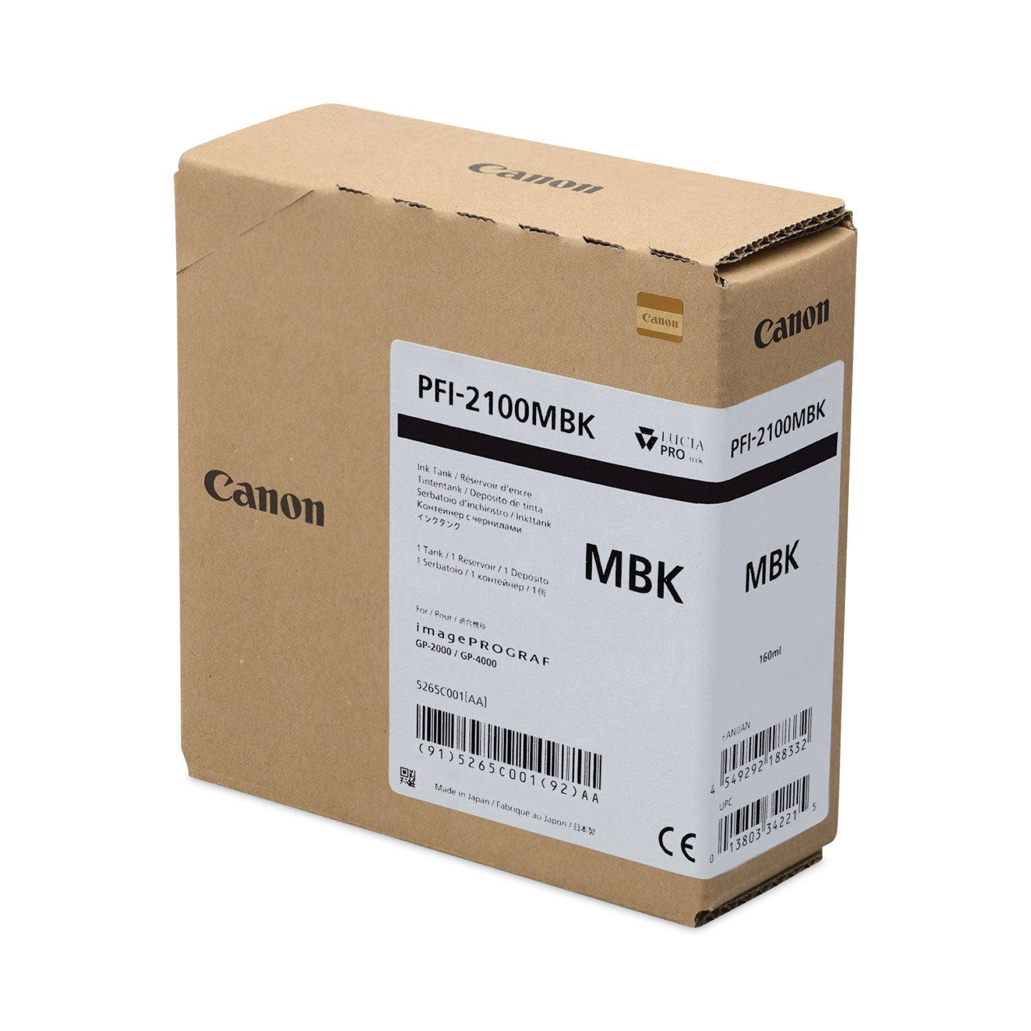 Canon® 5265C001AA (PFI-2100) Ink, Matte Black - Bloom Skins