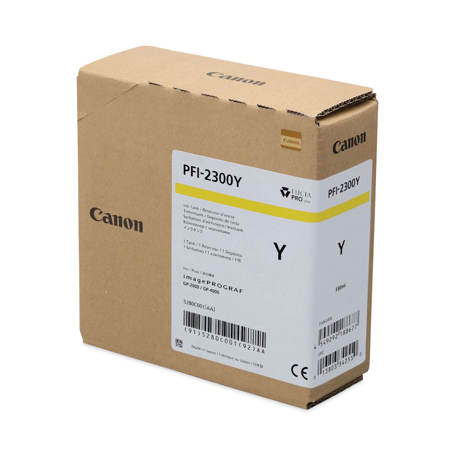 Canon® 5280C001AA (PFI-2300) Ink, Yellow - Bloom Skins