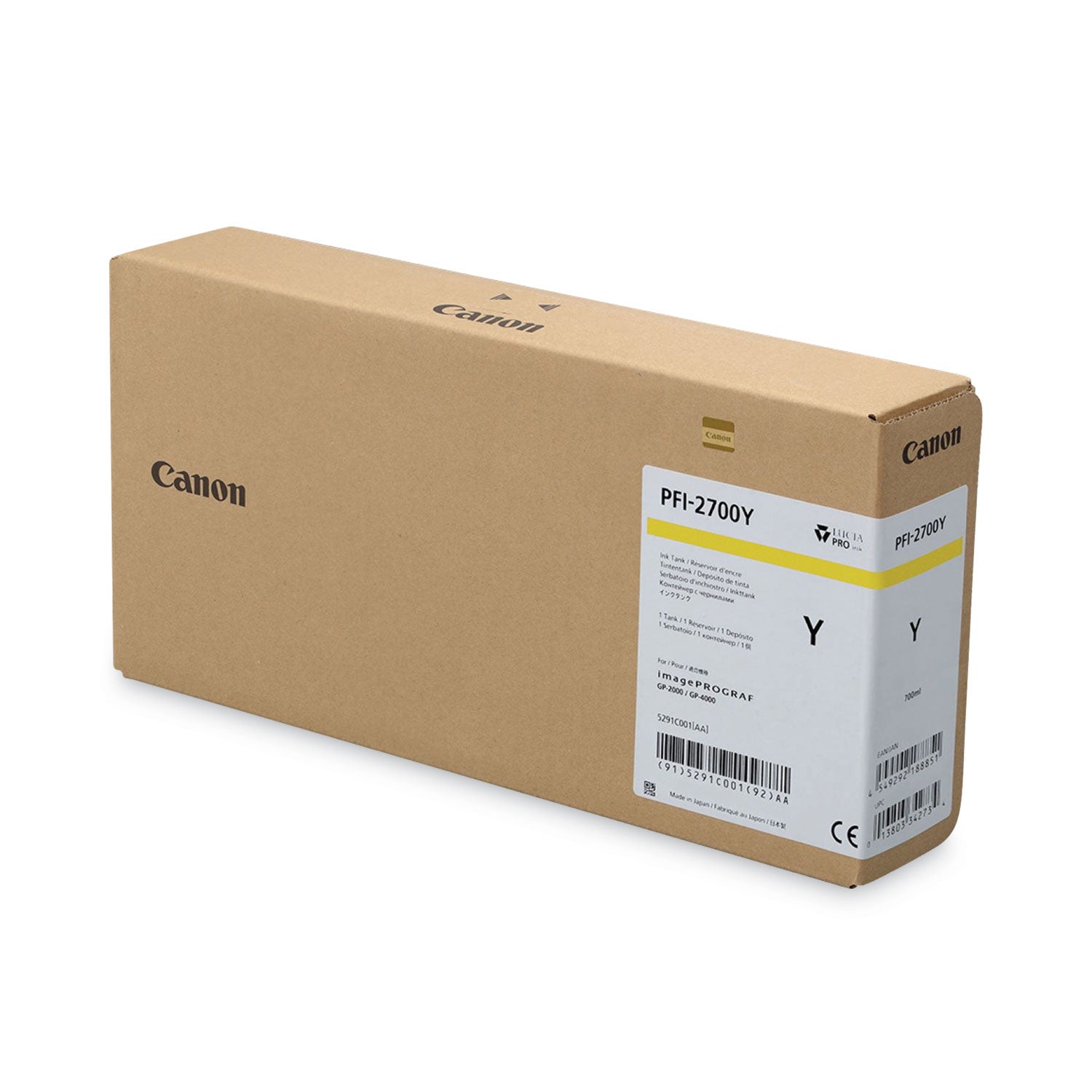 Canon® 5291C001AA (PFI-2700) Ink, Yellow - Bloom Skins