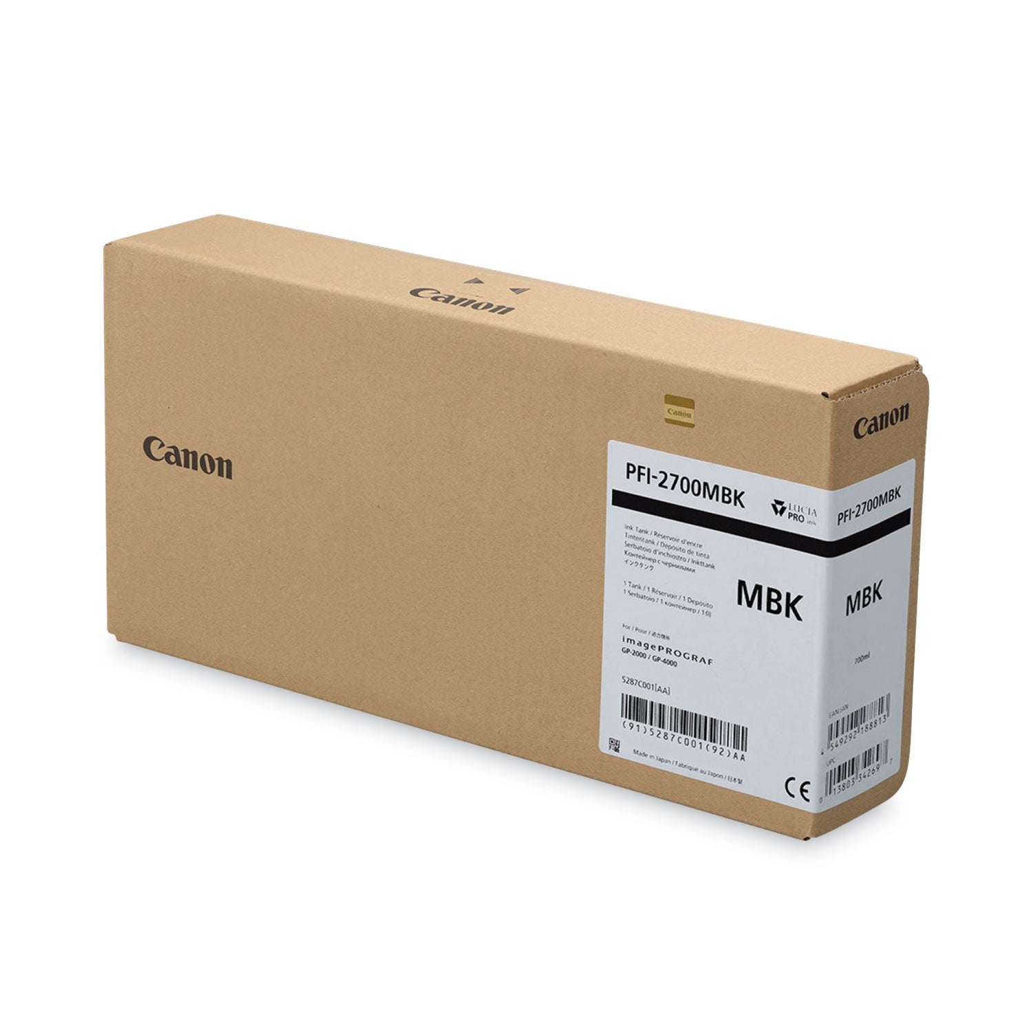 Canon® 5287C001AA (PFI-2700) Ink, Matte Black