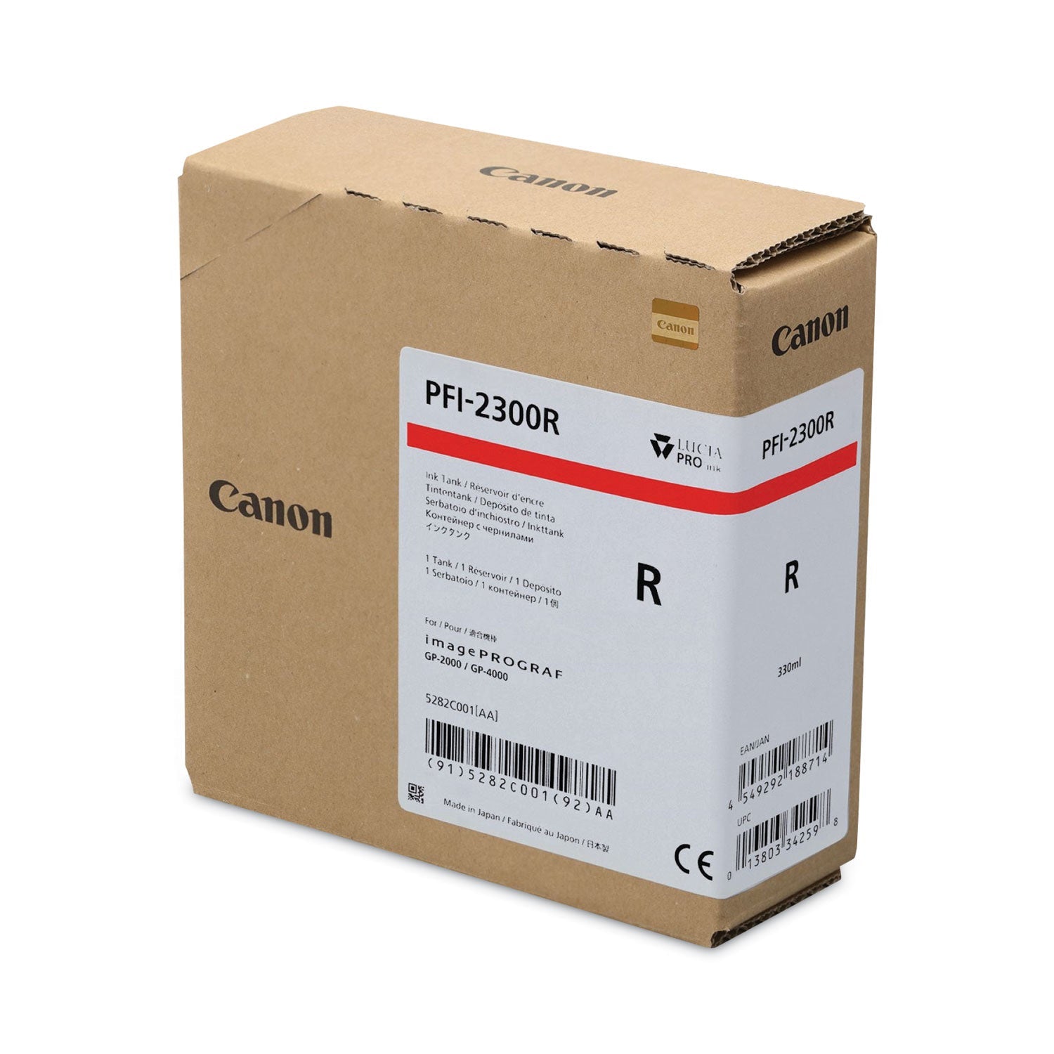 Canon® 5282C001AA (PFI-2300) Ink, Red - Bloom Skins