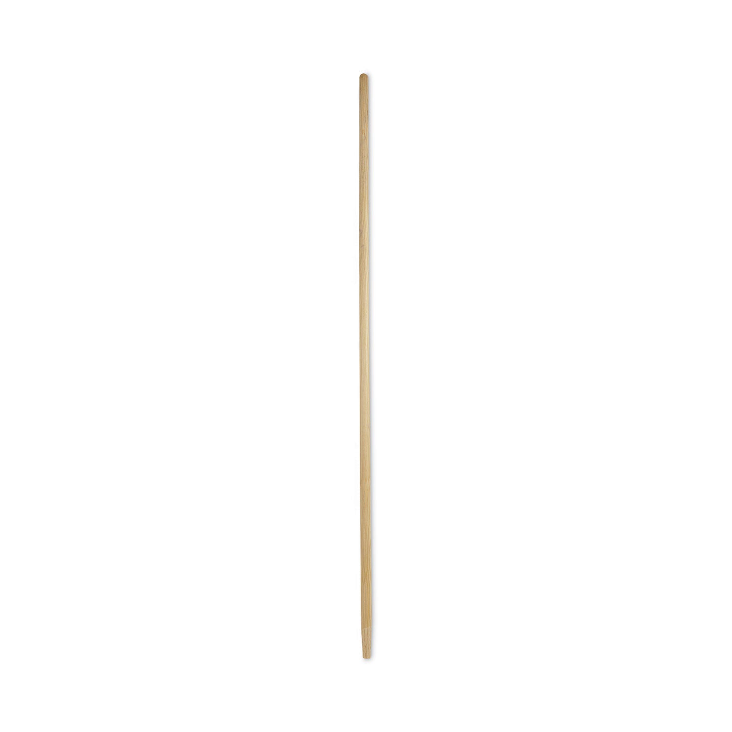 Boardwalk® Tapered End Broom Handle, Lacquered Pine, 1.13" dia x 60", Natural