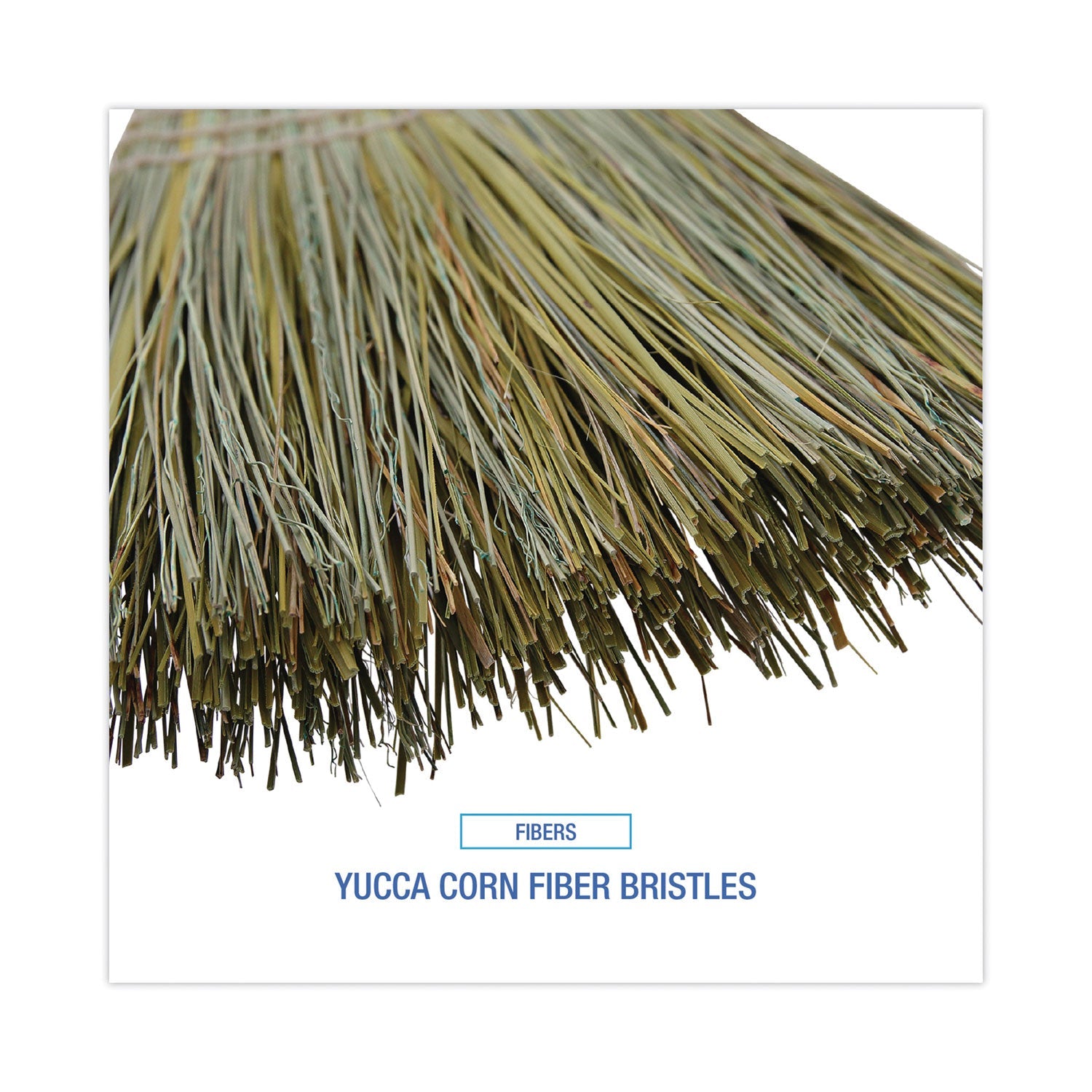 Boardwalk® Warehouse Broom, Yucca/corn Fiber Bristles, 56" Overall Length, Natural