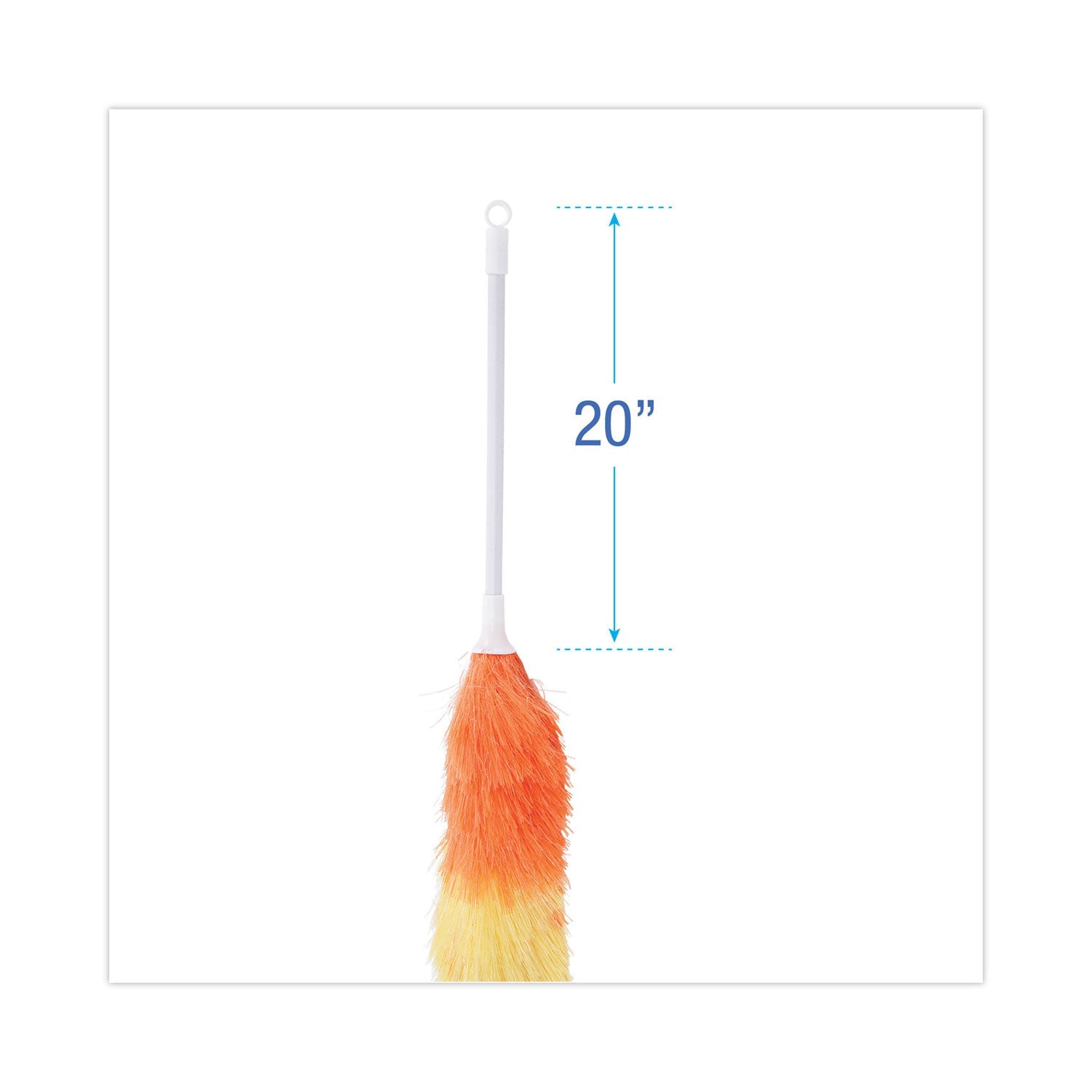 Boardwalk® Polywool Duster, 20" Plastic Handle