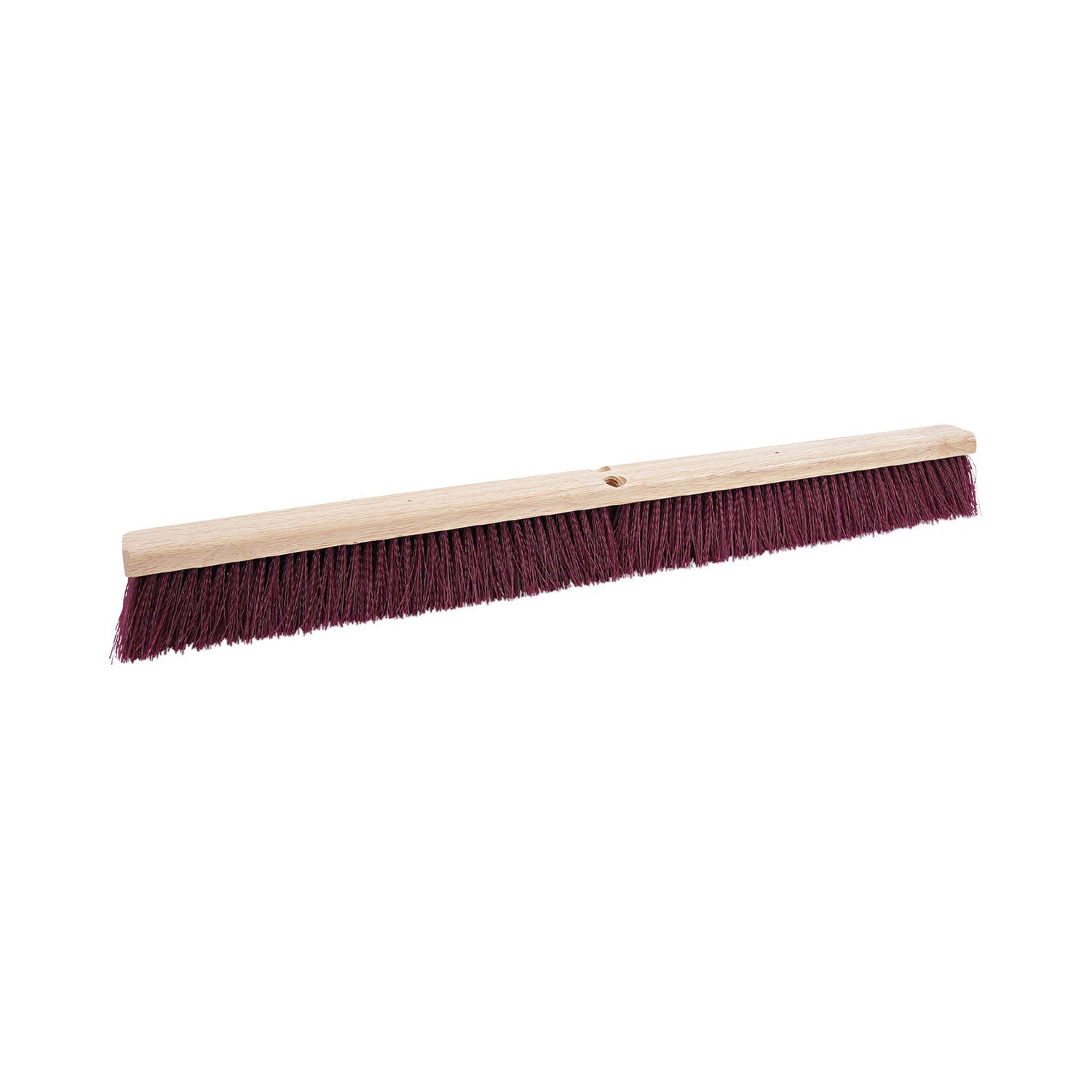 Floor Brush Head | Maroon Bristles, 36" Brush