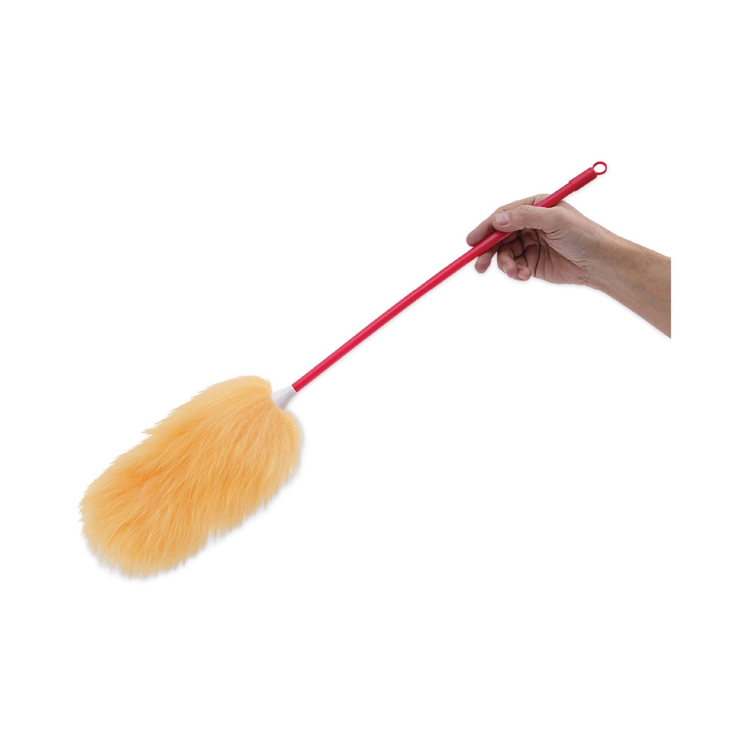 Boardwalk® Lambswool Duster, 26" Plastic Handle