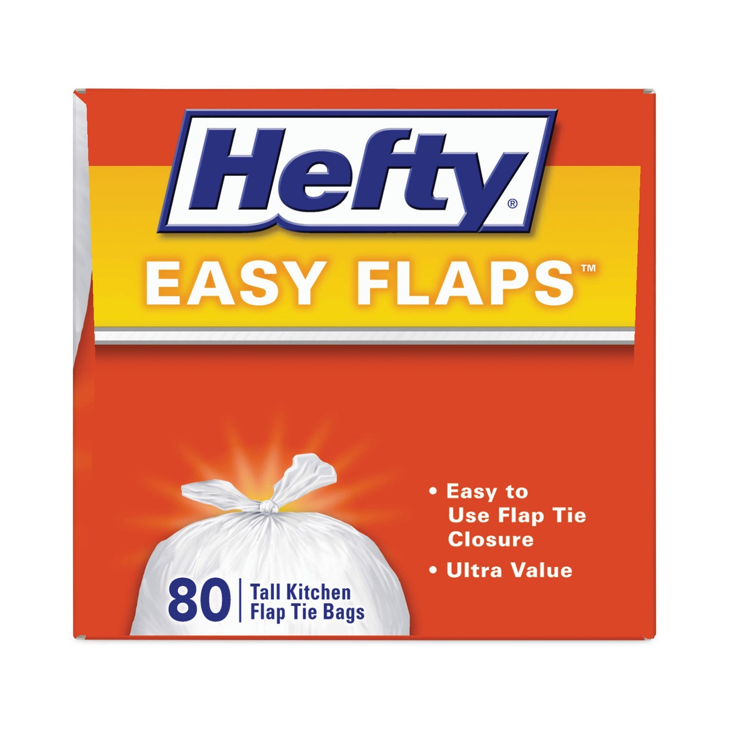 Hefty Easy Flaps Trash Bags | 13 gal 240-Count