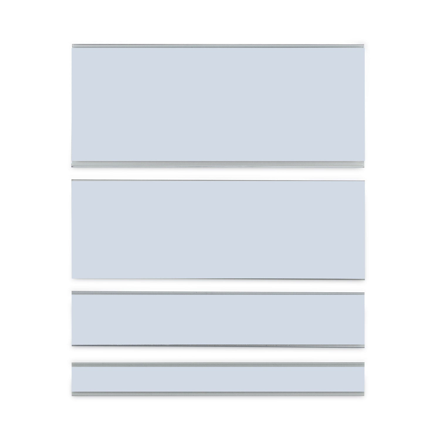 C-Line® Clear Magnetic Label Holders, Side Load, 6 x 2, 10/Pack