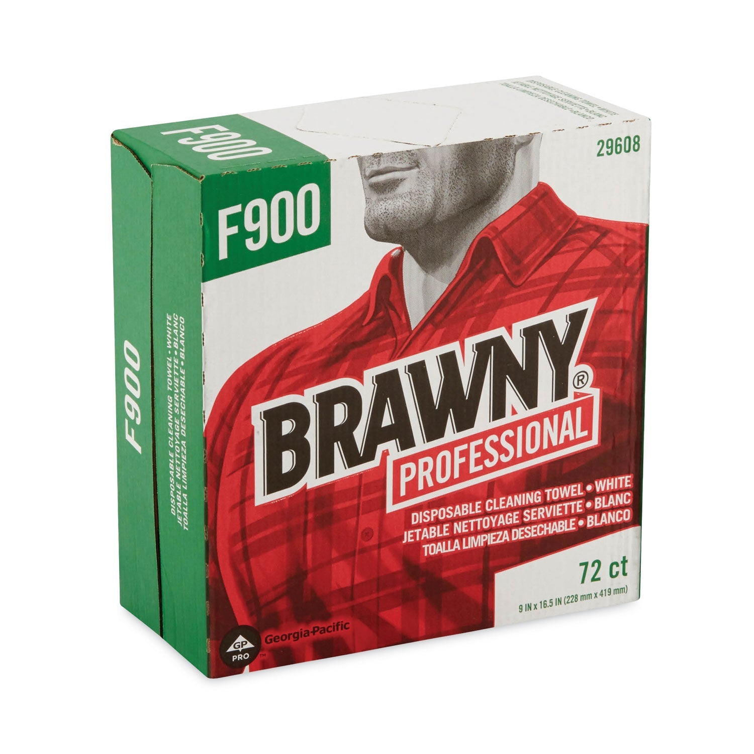 FLAX 900 Heavy Duty Cloths | Brawny | 10-Box