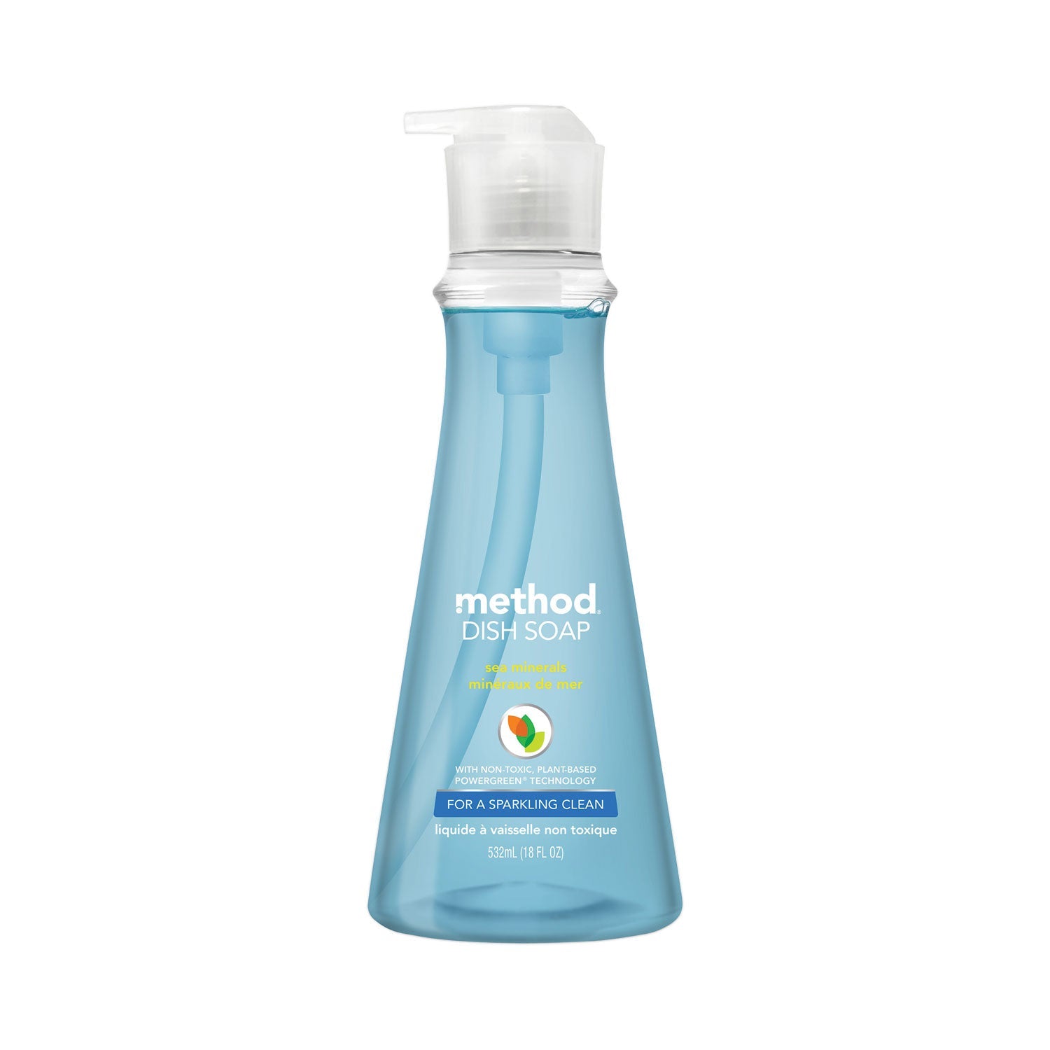 Method® Dish Soap, Sea Minerals, 18 Oz Pump Bottle