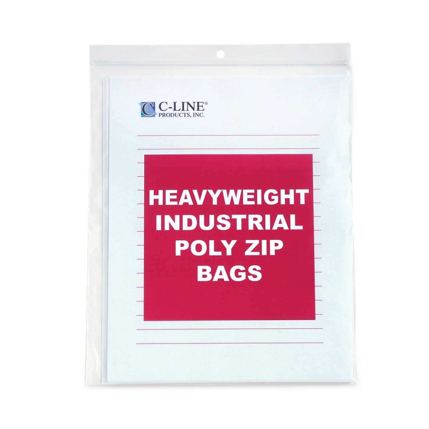 Heavyweight Poly Zip Bags | 8.5x11, 50/Box