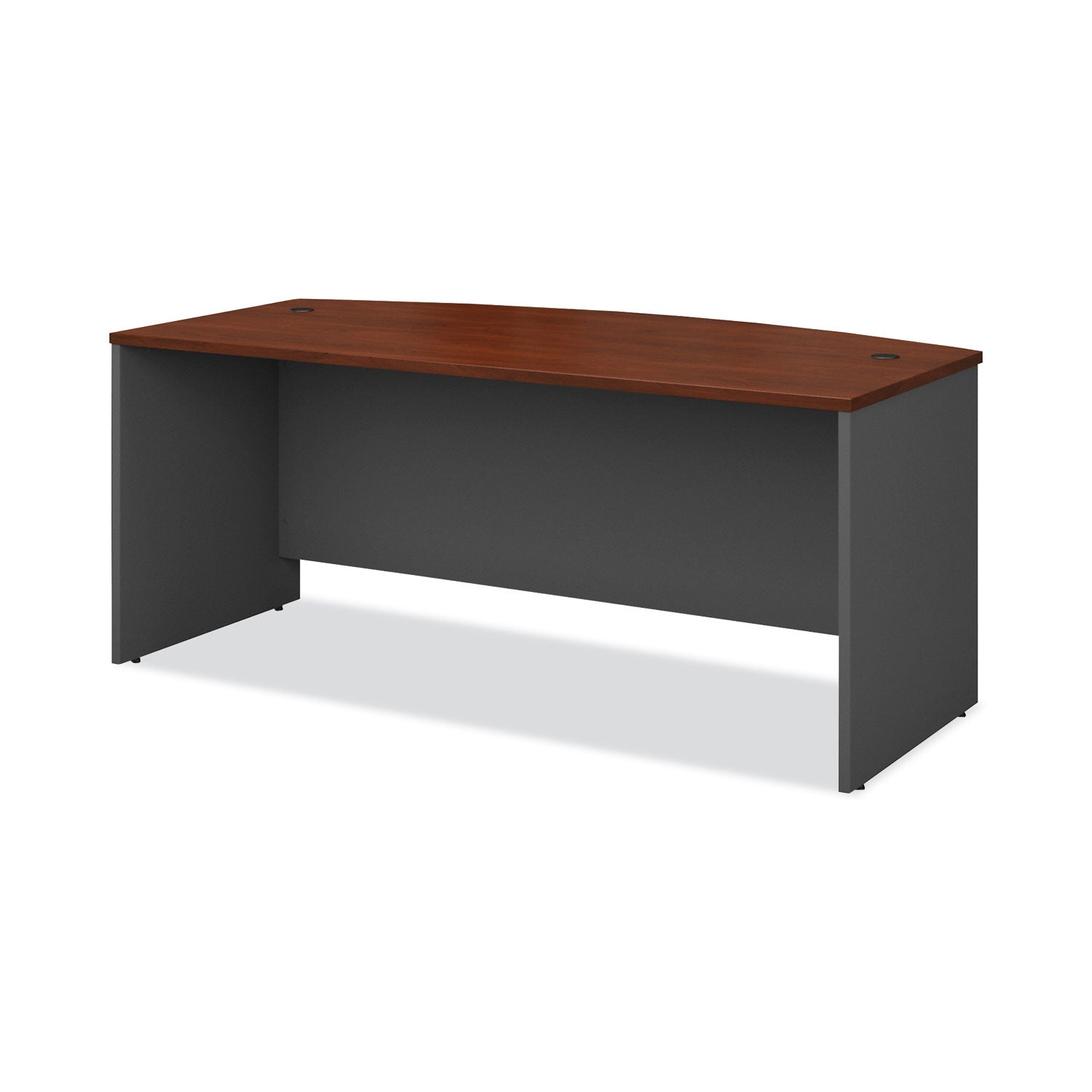Series C Collection Bow Front Desk | 71" | Cherry