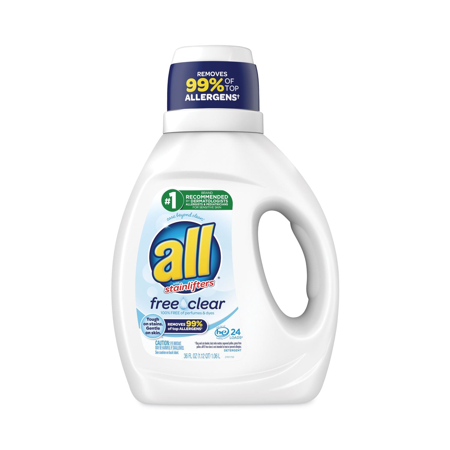 Ultra Free Clear Liquid Detergent | All®