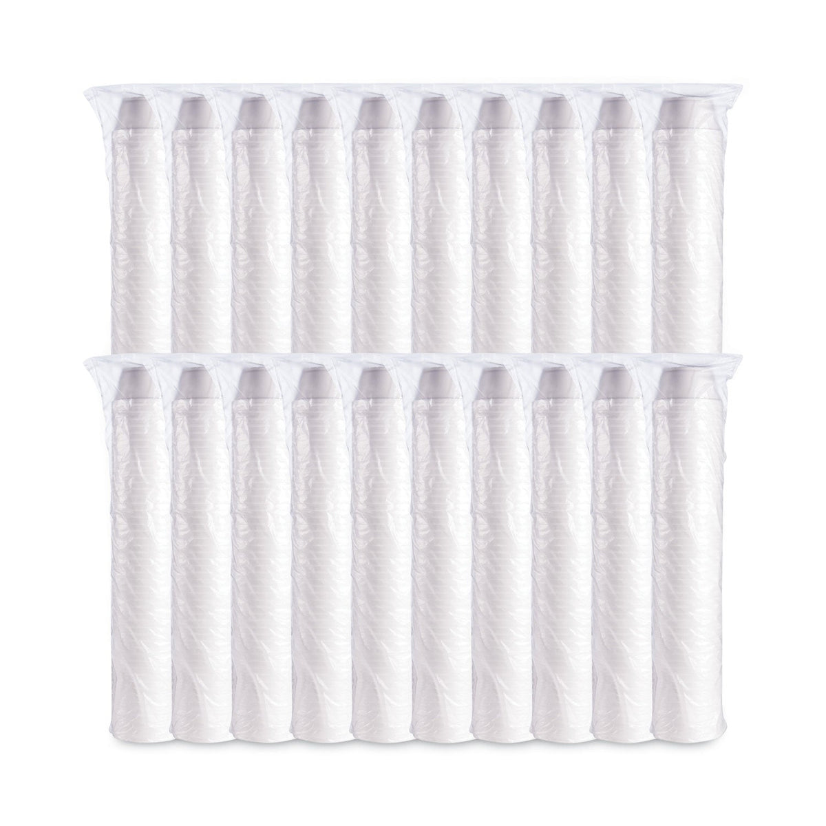 Dart® Foam Container, Extra Squat, 8 oz, White, 1,000/Carton