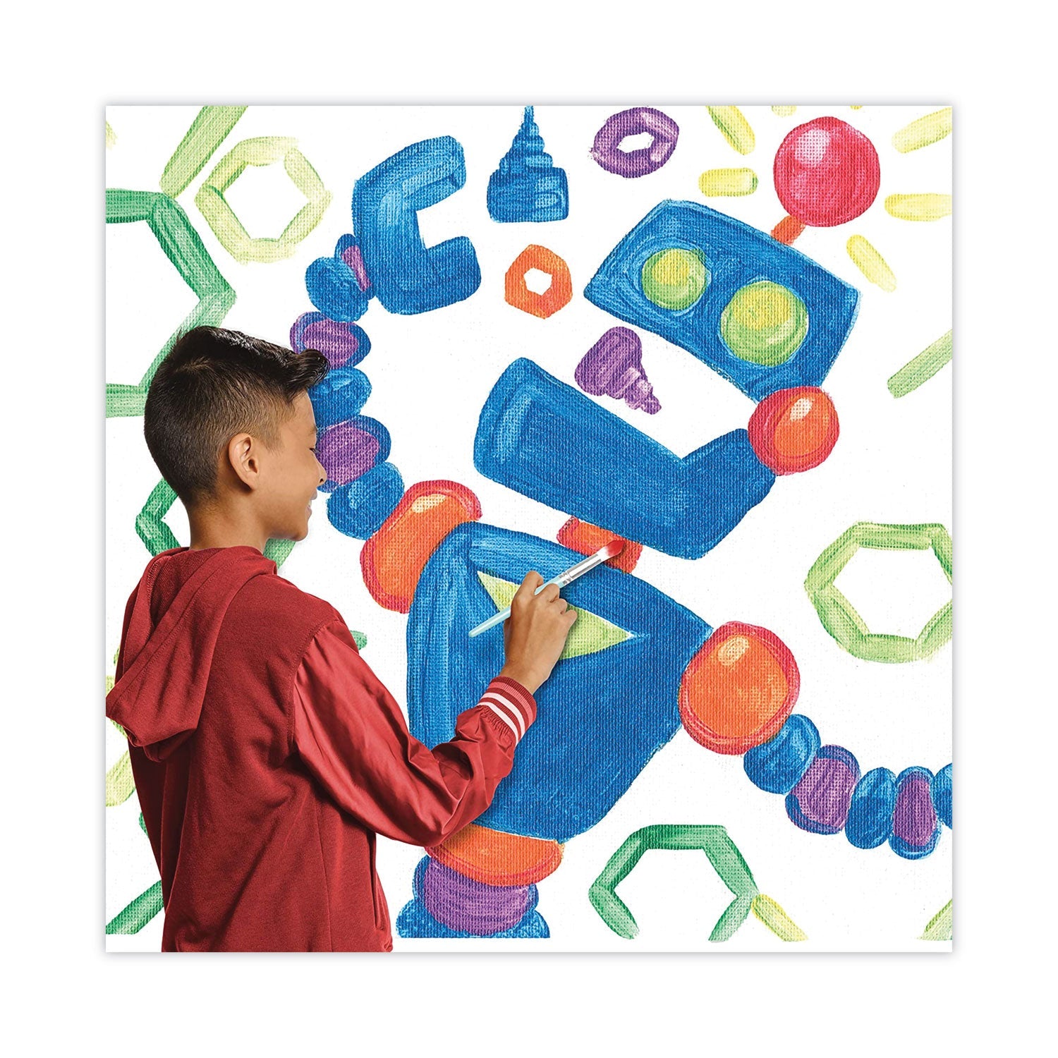 Crayola® Washable Paint, 18 Assorted Colors, Interconnected 3 Oz Cups