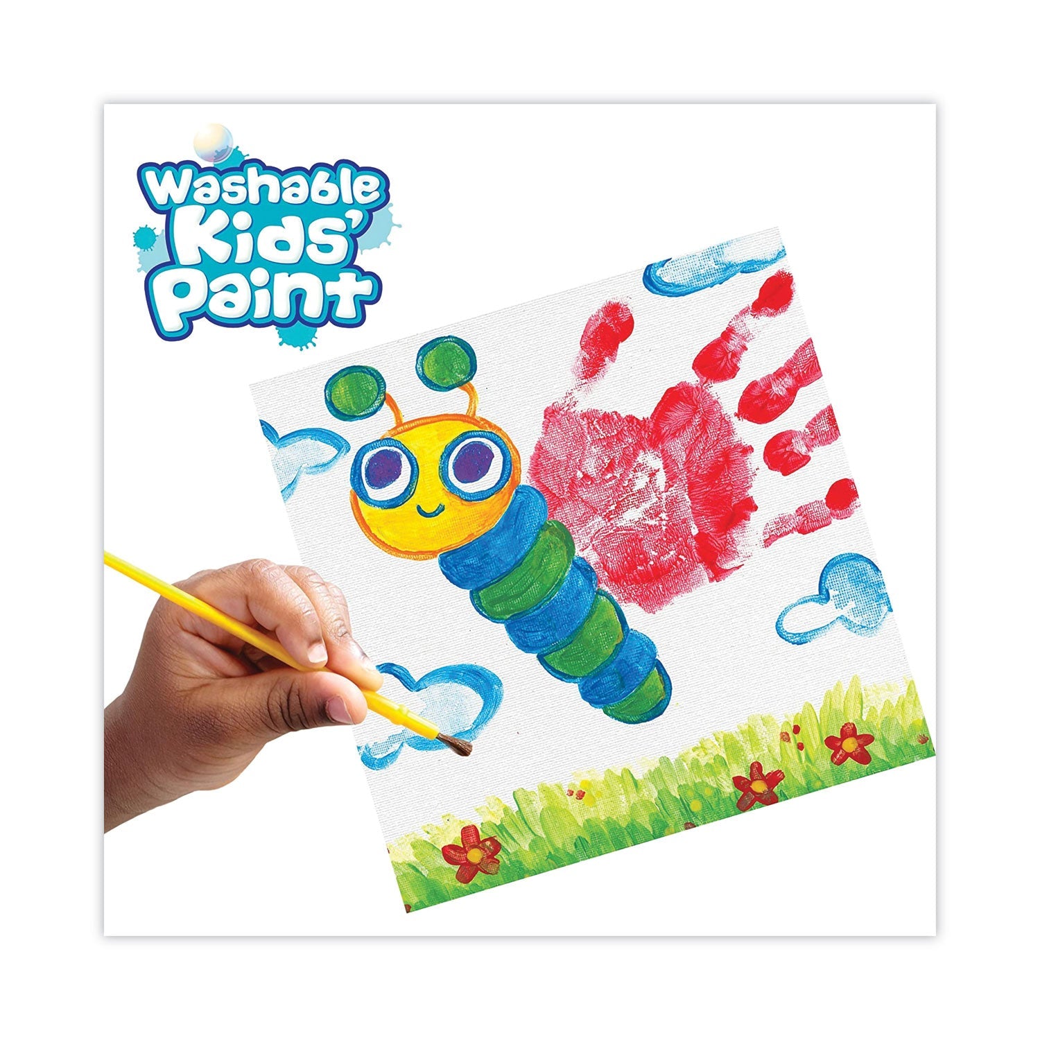 Crayola® Washable Paint, 18 Assorted Colors, Interconnected 3 Oz Cups