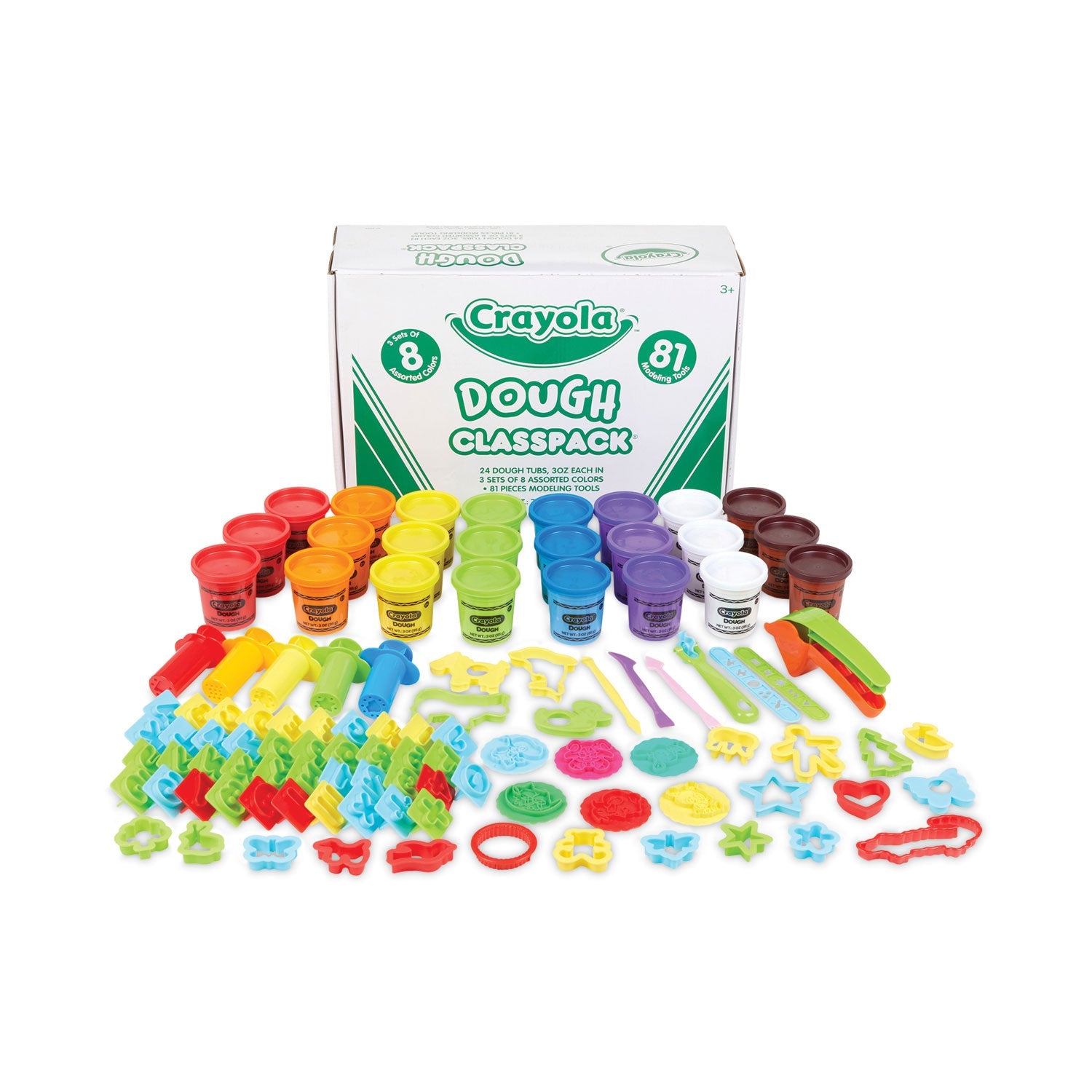 Crayola® Dough Classpack, 3 Oz, 8 Assorted Colors