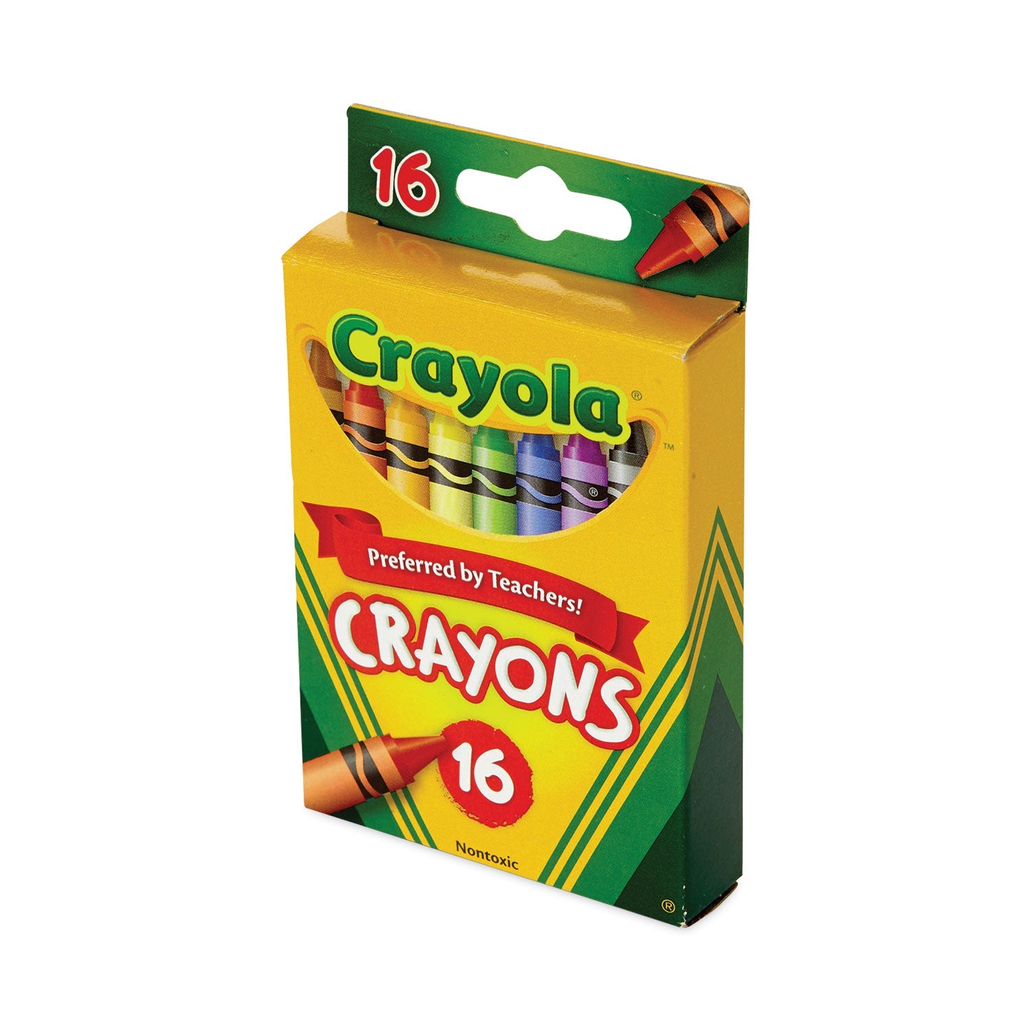 Crayola® Classic Color Crayons, Peggable Retail Pack, 16 Colors/pack