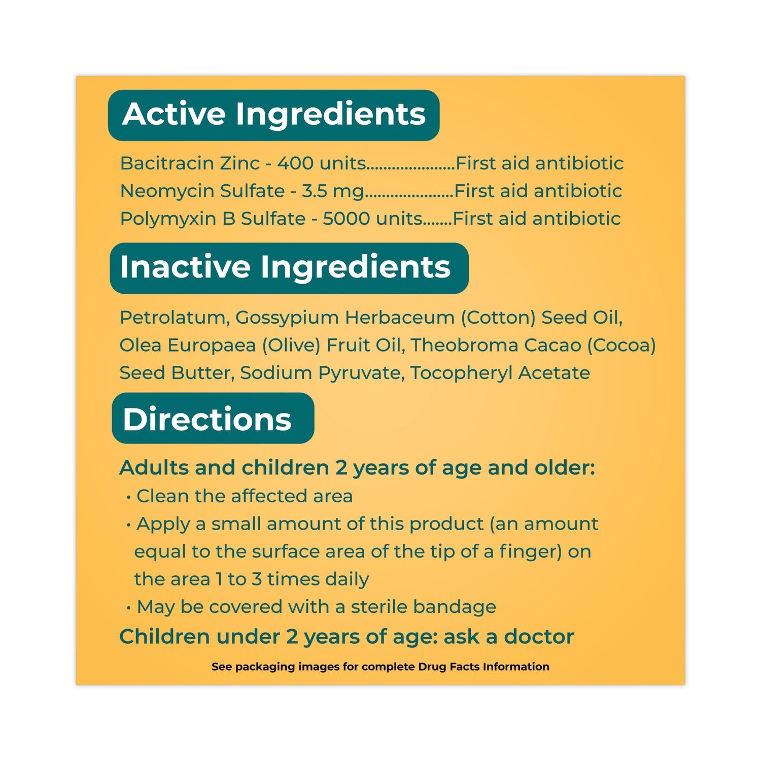 Neosporin® Antibiotic Ointment, 0.03 Oz Packet, 144/box