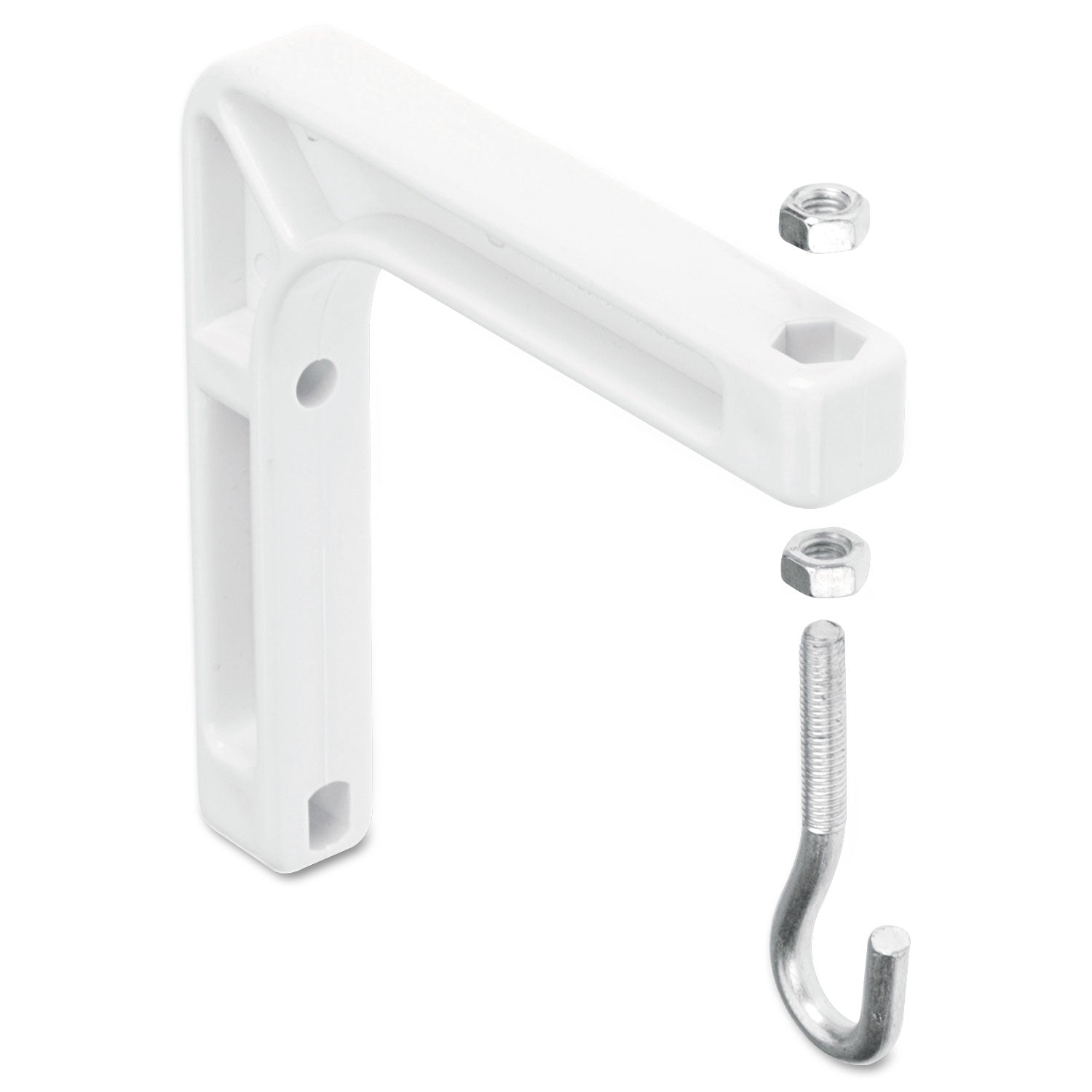 Quartet® Wall Mount For Projection Screen, 6.75w X 1.25d X 7.5h, 2/set, White