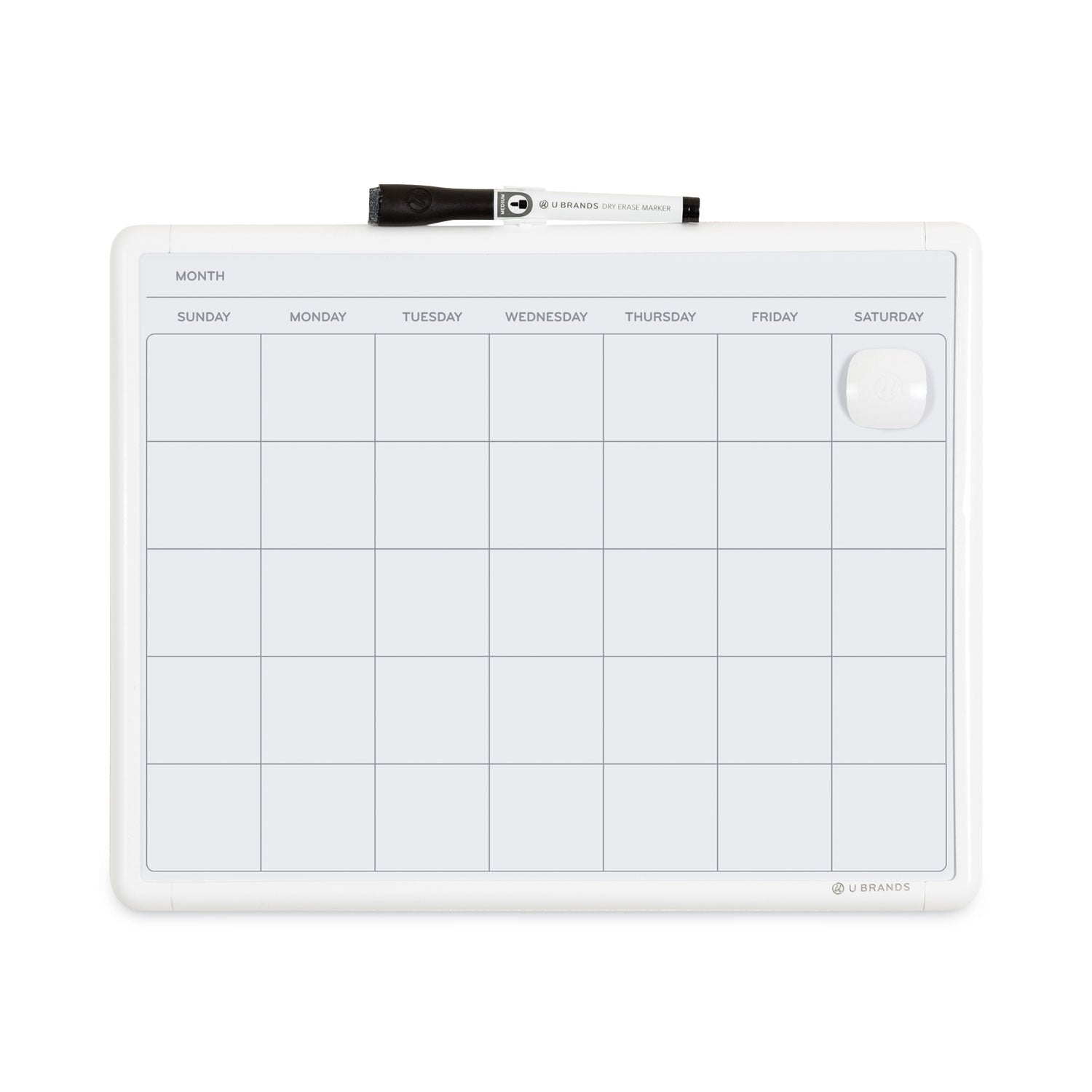 Magnetic Dry Erase Monthly Calendar | 14x11