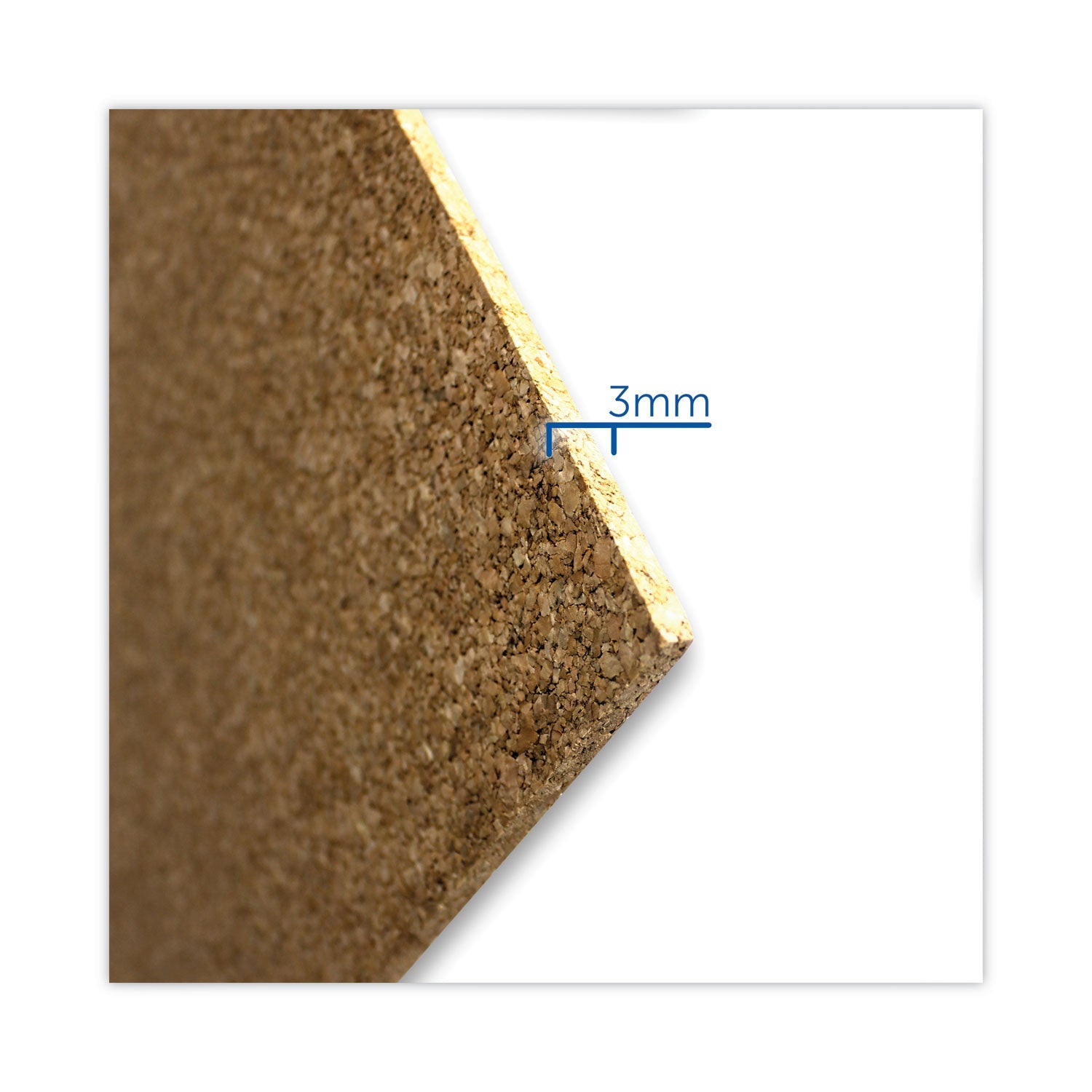 Flipside Cork Roll, 48" x 0.12" x 96", Brown