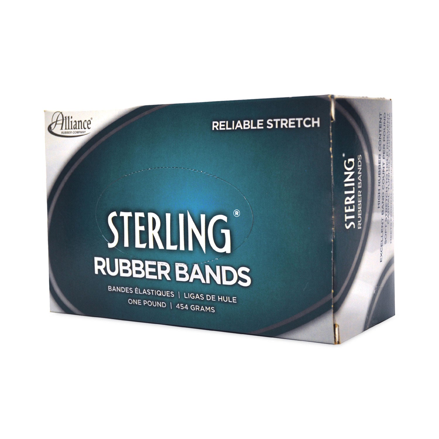 Alliance® Sterling Rubber Bands, Size 31, 0.03" Gauge, Crepe, 1 Lb Box, 1,200/box
