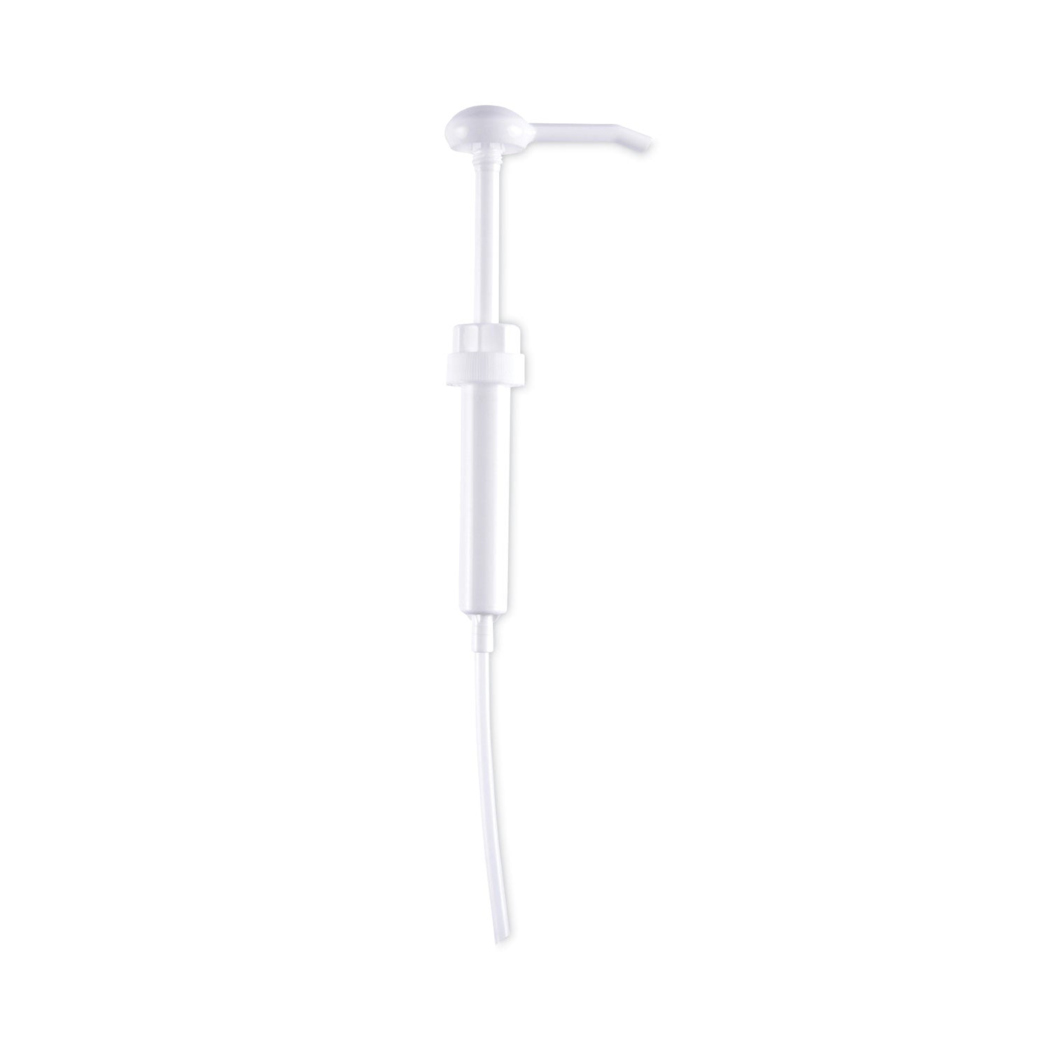 Boardwalk® Siphon Pump for 1 gal Bottles, 1 oz Output, 12" Tube, Plastic, White, 12/Carton