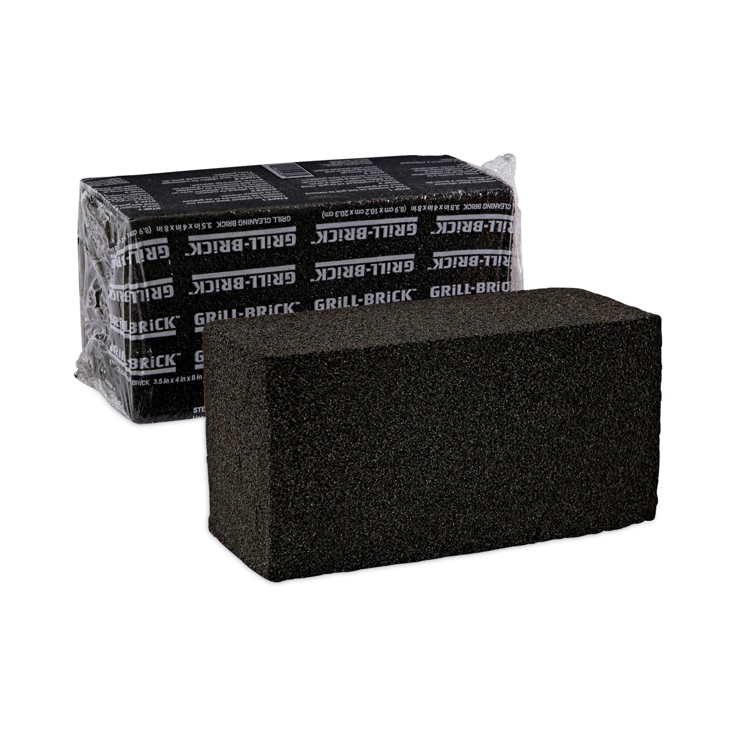 Boardwalk Grill Brick | Black 12/Carton