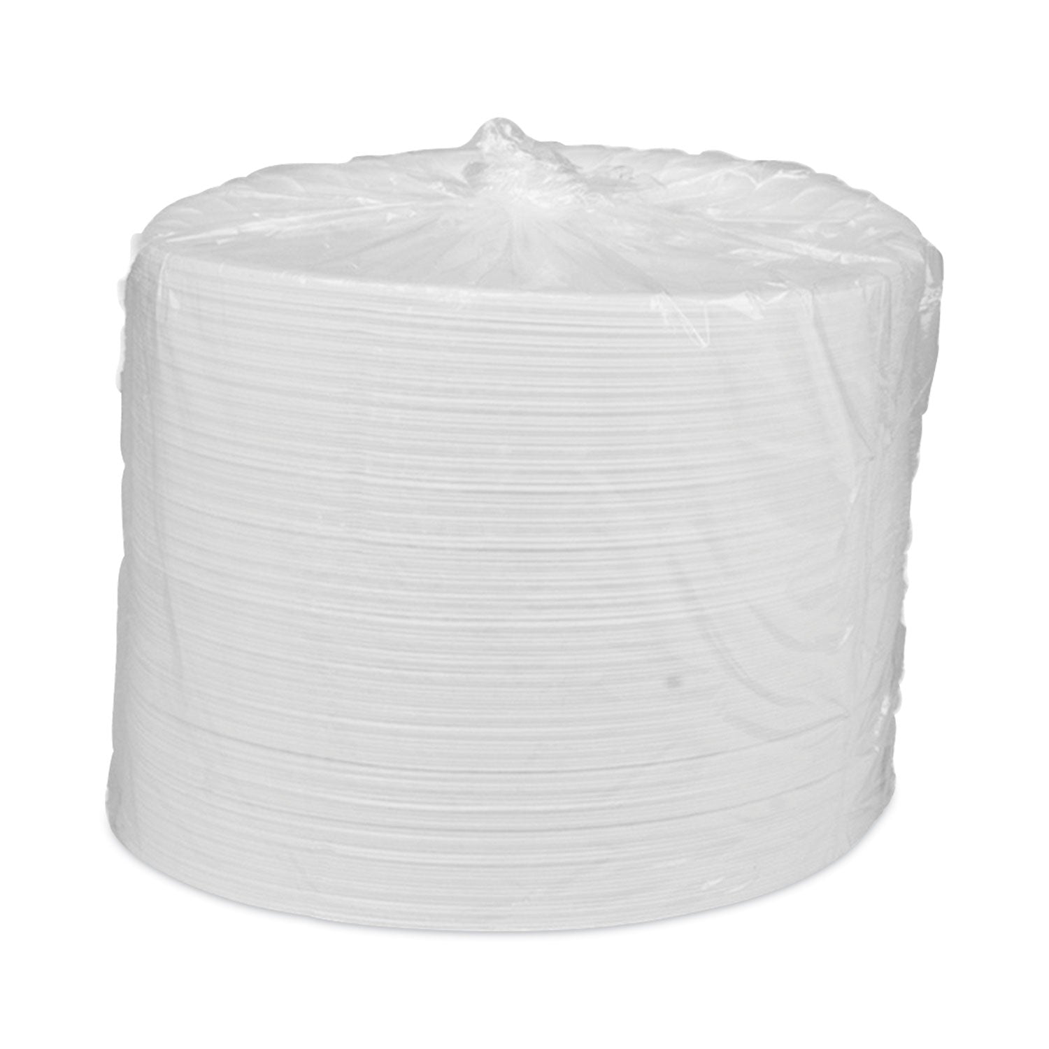 Pactiv Evergreen Placesetter Satin Non-Laminated Foam Dinnerware, Plate, 10.25" dia, White, 540/Carton