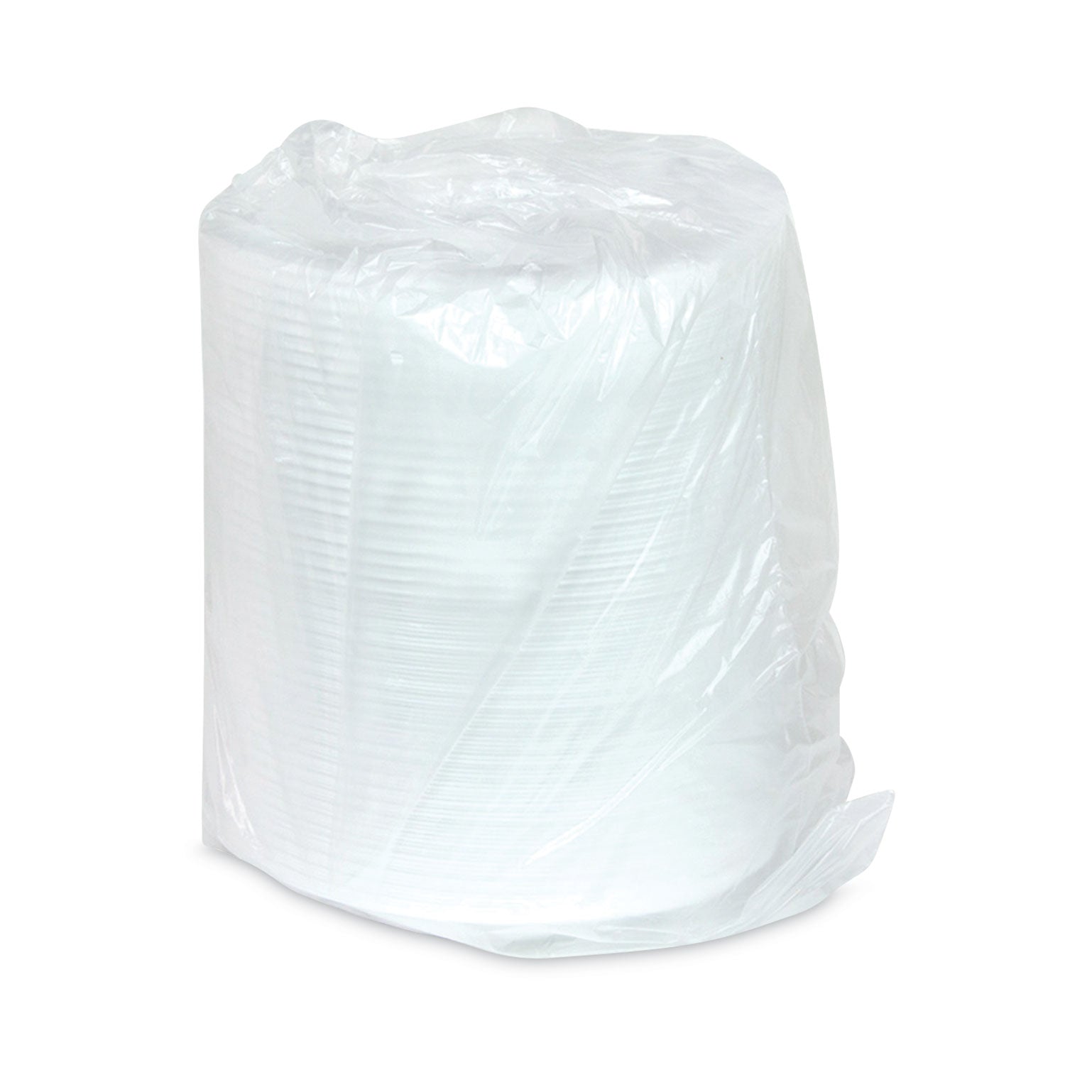 Pactiv Evergreen Placesetter Satin Non-Laminated Foam Dinnerware, 3-Compartment Plate, 10.25" dia, White, 540/Carton