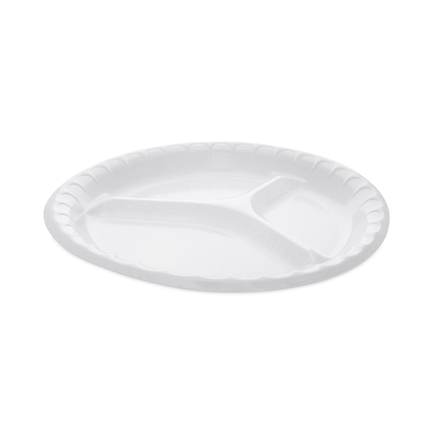 Pactiv Placesetter 3-Compartment Plate | 10.25"