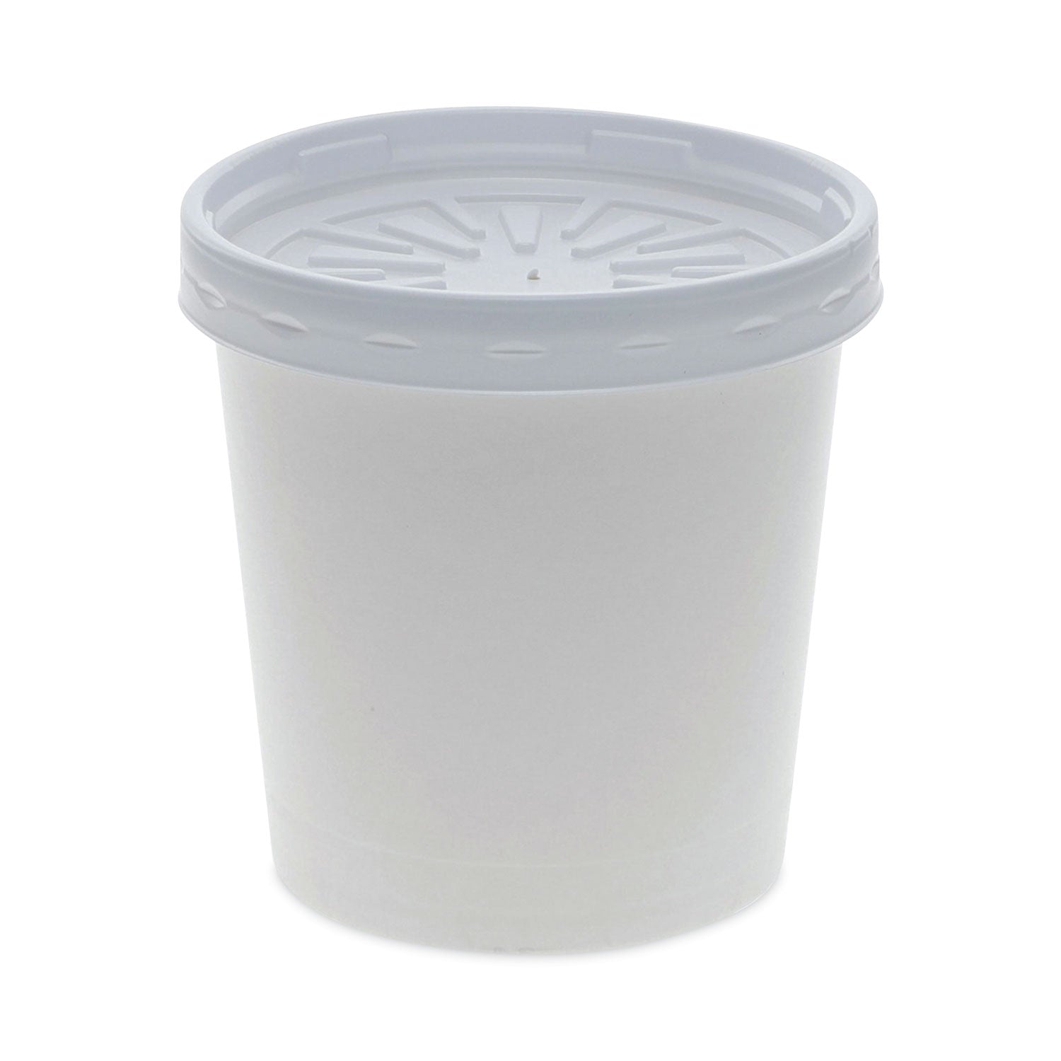 Paper Round Food Container and Lid Combo | 16oz