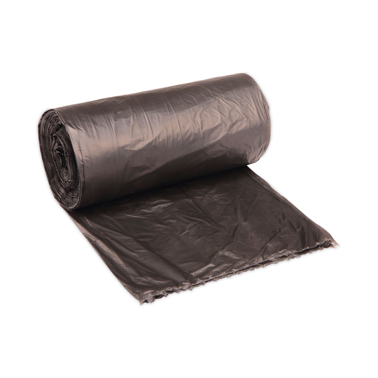 High-Density Can Liners | 45 gal | Black | 150/Ctn