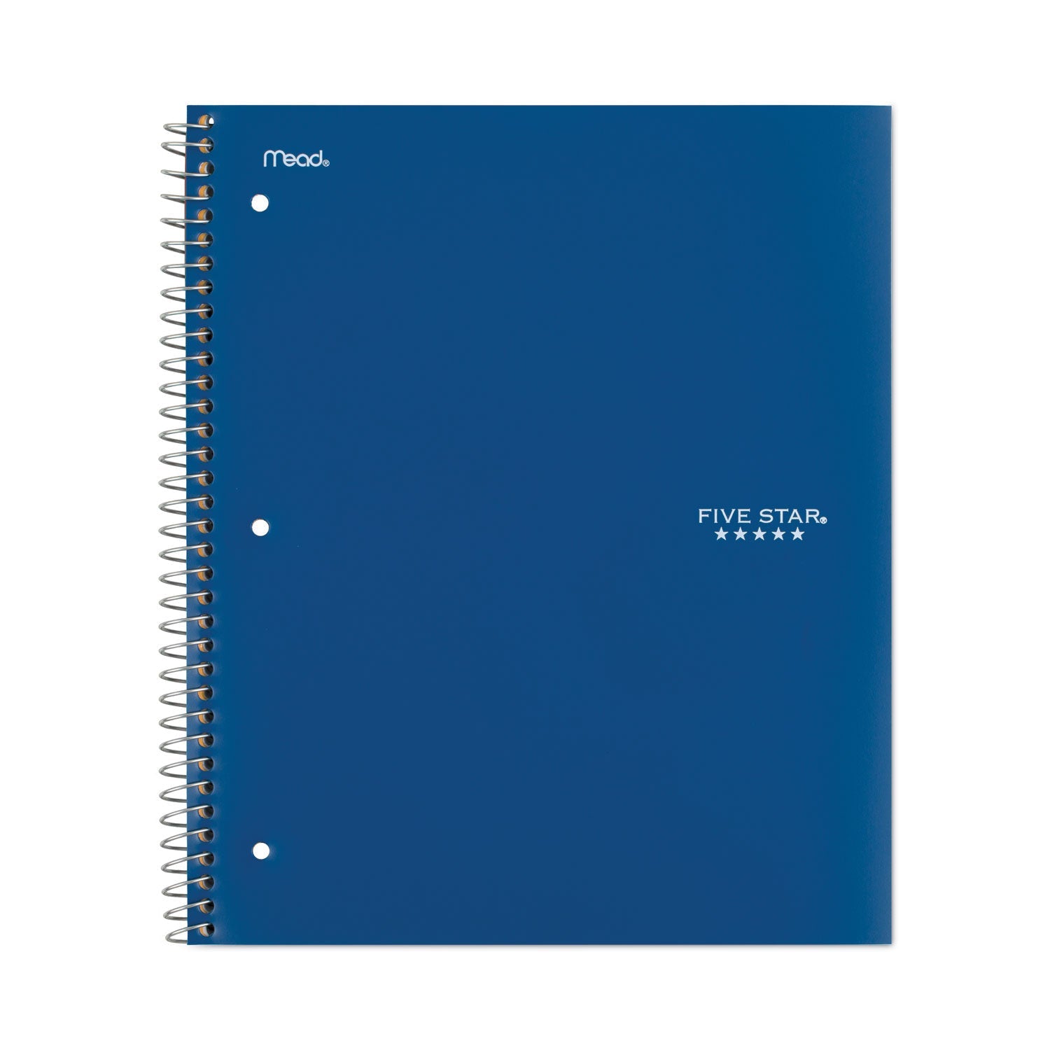 Five Star® Wirebound Notebook, 1-Subject, Medium/College Rule, Assorted Cover Colors, (100) 11 x 8.5 Sheets, 6/Pack