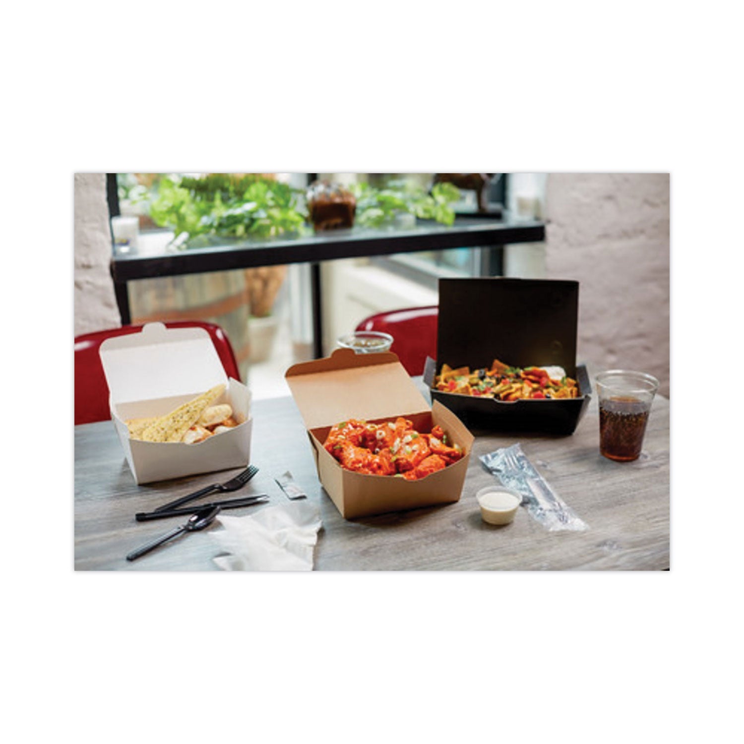 Pactiv Evergreen Earthchoice Onebox Paper Box, 66 Oz, 6.5 X 4.5 X 3.25, White, 160/carton - Bloom Skins