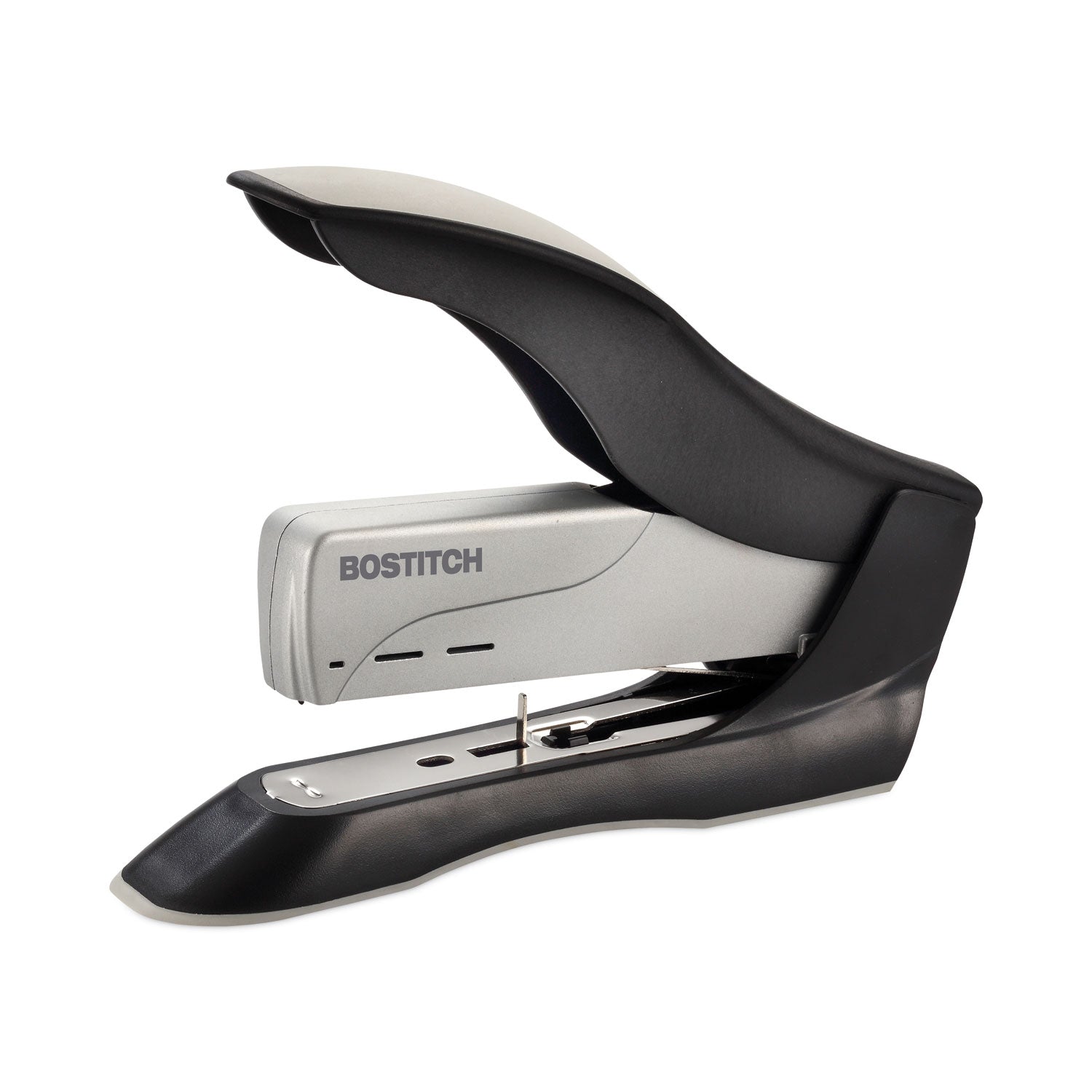 Bostitch® Spring-Powered Premium Heavy-Duty Stapler, 100-Sheet Capacity, Black/silver