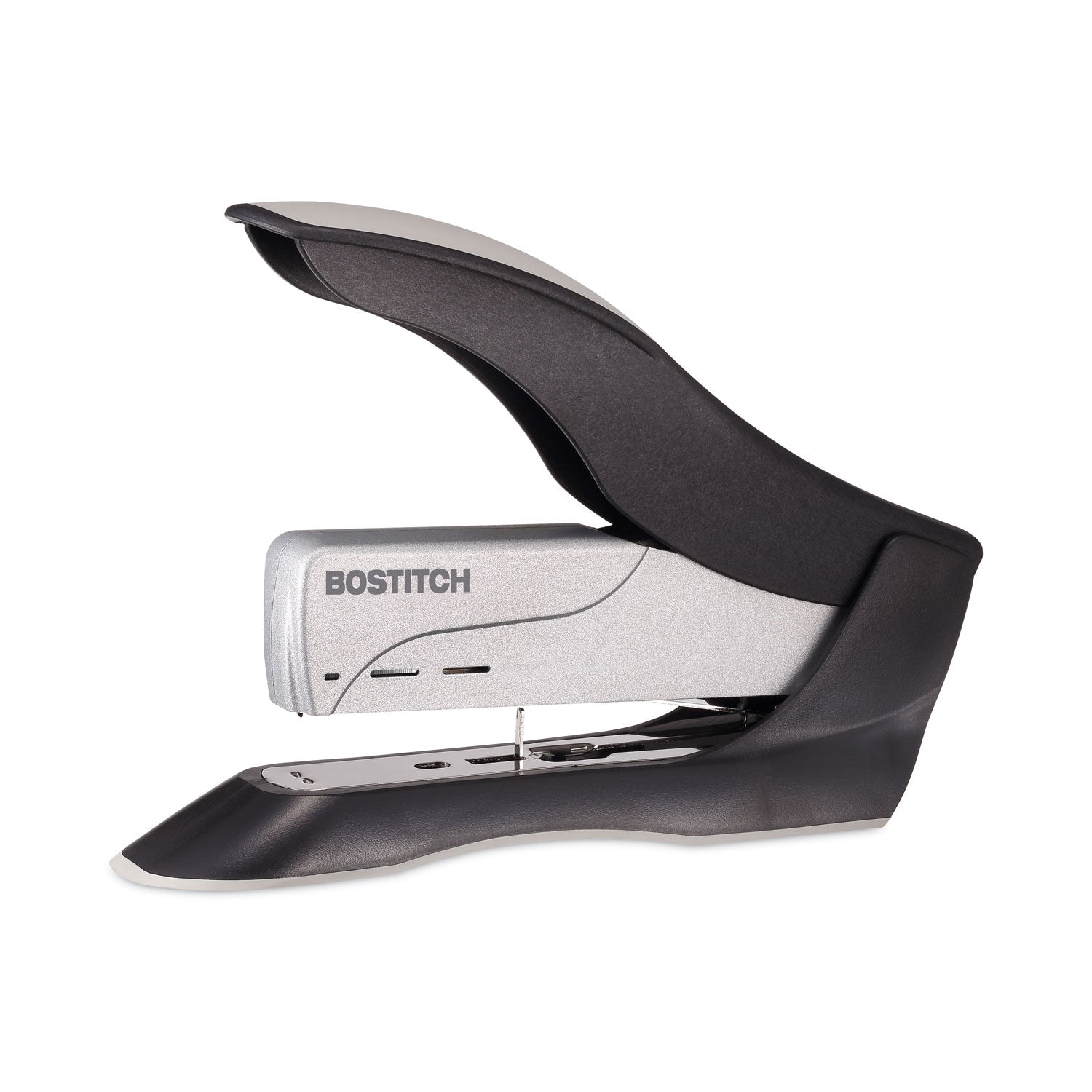 Bostitch® Spring-Powered Premium Heavy-Duty Stapler, 100-Sheet Capacity, Black/silver
