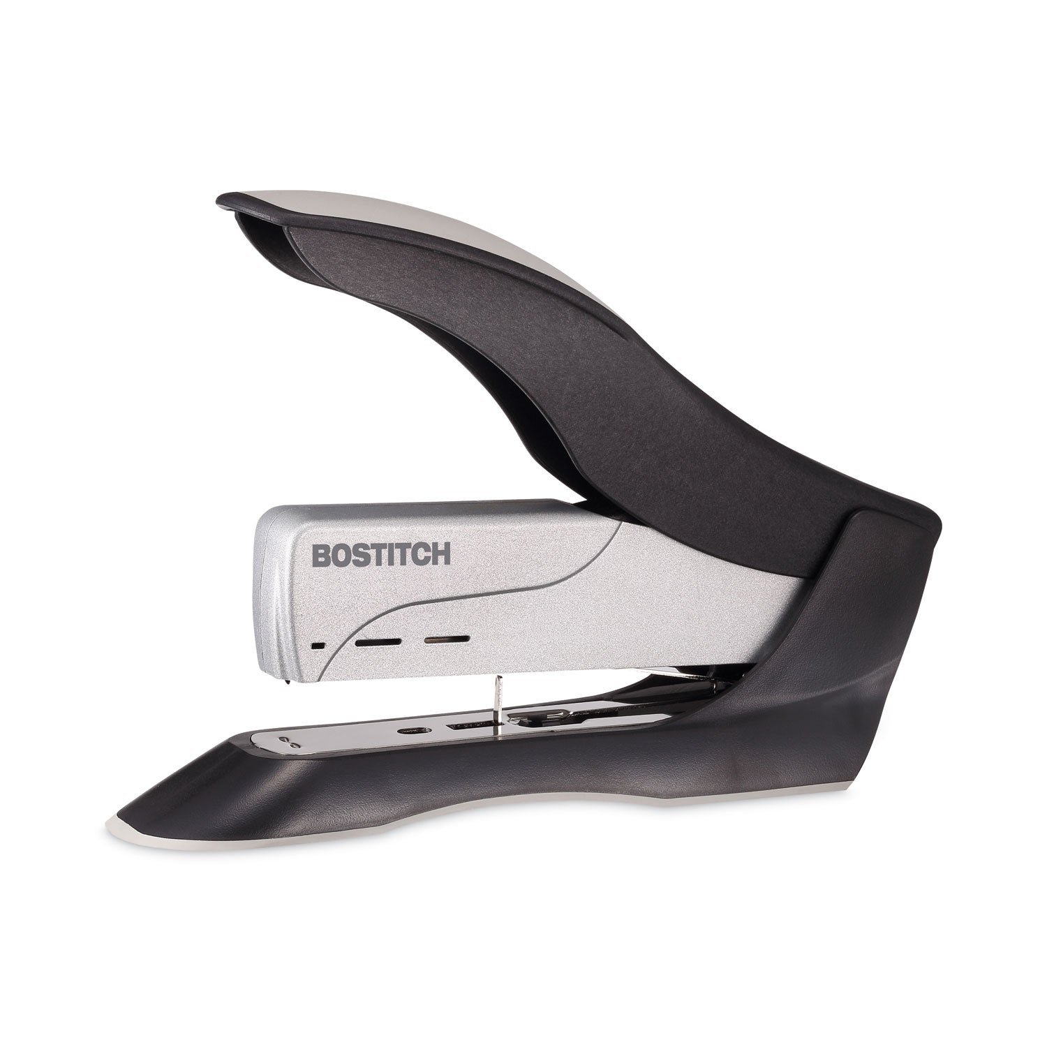 Bostitch® Spring-Powered Premium Heavy-Duty Stapler, 100-Sheet Capacity, Black/silver