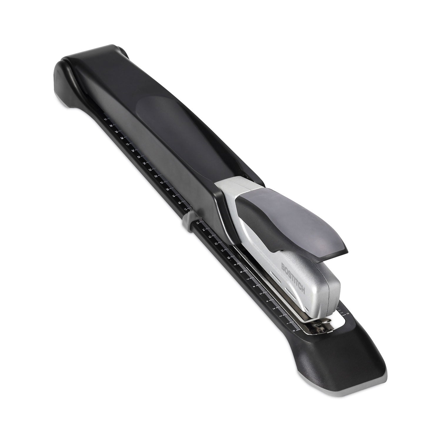 Bostitch® Long Reach Stapler, 25-Sheet Capacity, 12" Throat, Black/silver