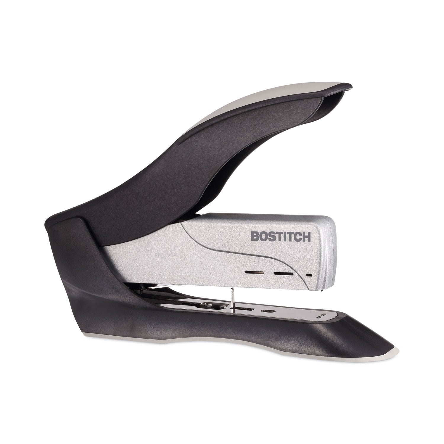 Bostitch® Spring-Powered Premium Heavy-Duty Stapler, 100-Sheet Capacity, Black/silver