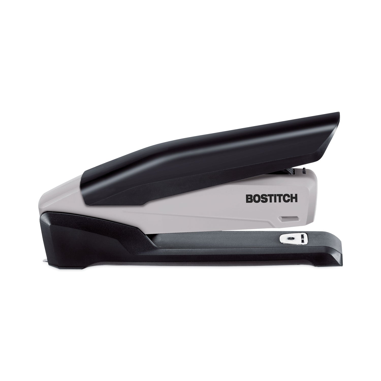 Bostitch® EcoStapler Spring-Powered Desktop Stapler with Antimicrobial Protection, 20-Sheet Capacity, Gray/Black